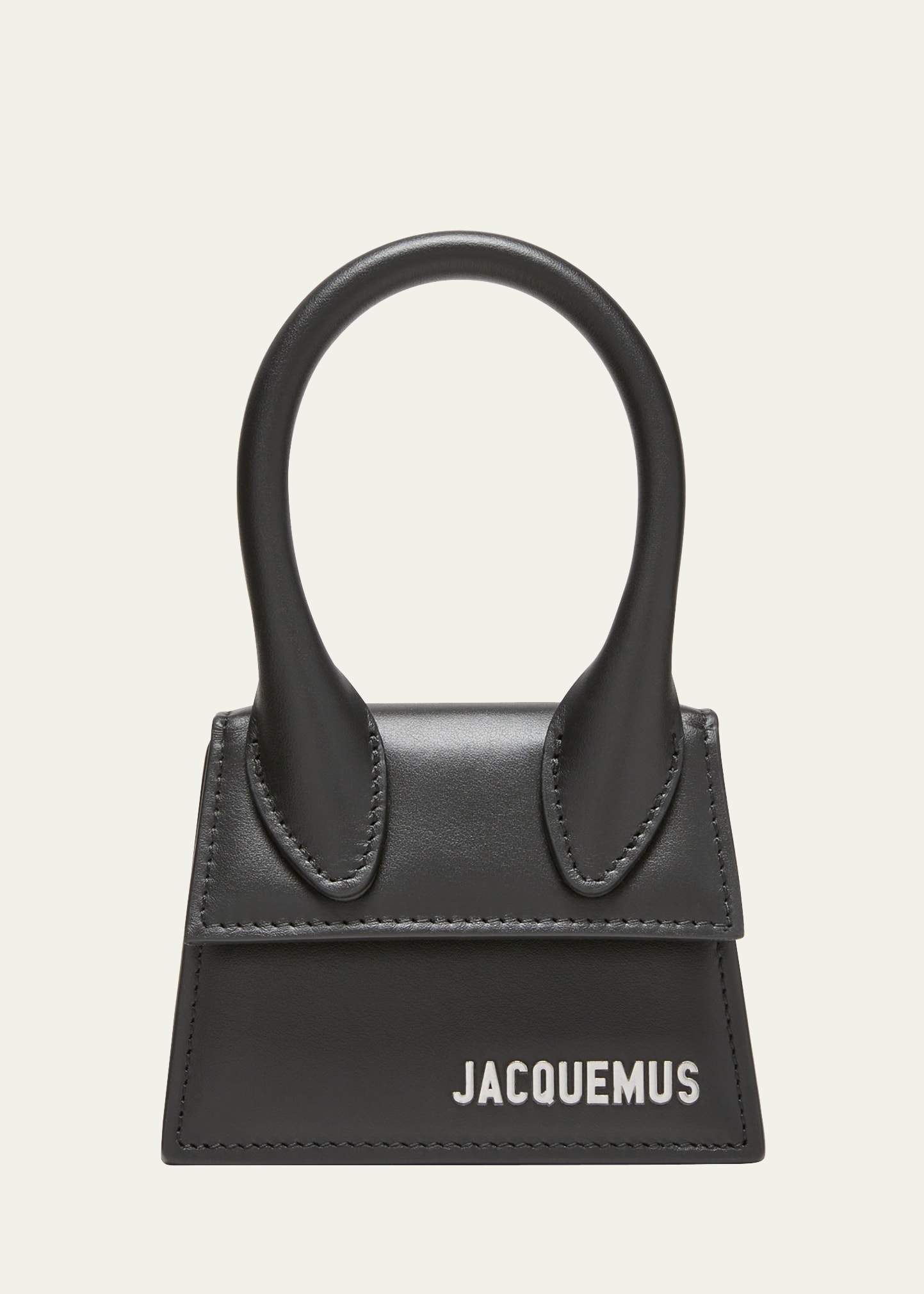 le chiquito homme bag man black in leather - JACQUEMUS - d — 2