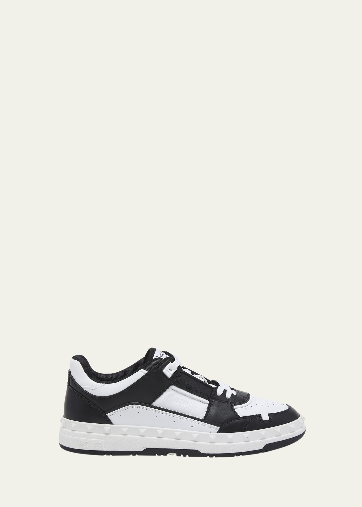 Valentino white cheap and black sneakers