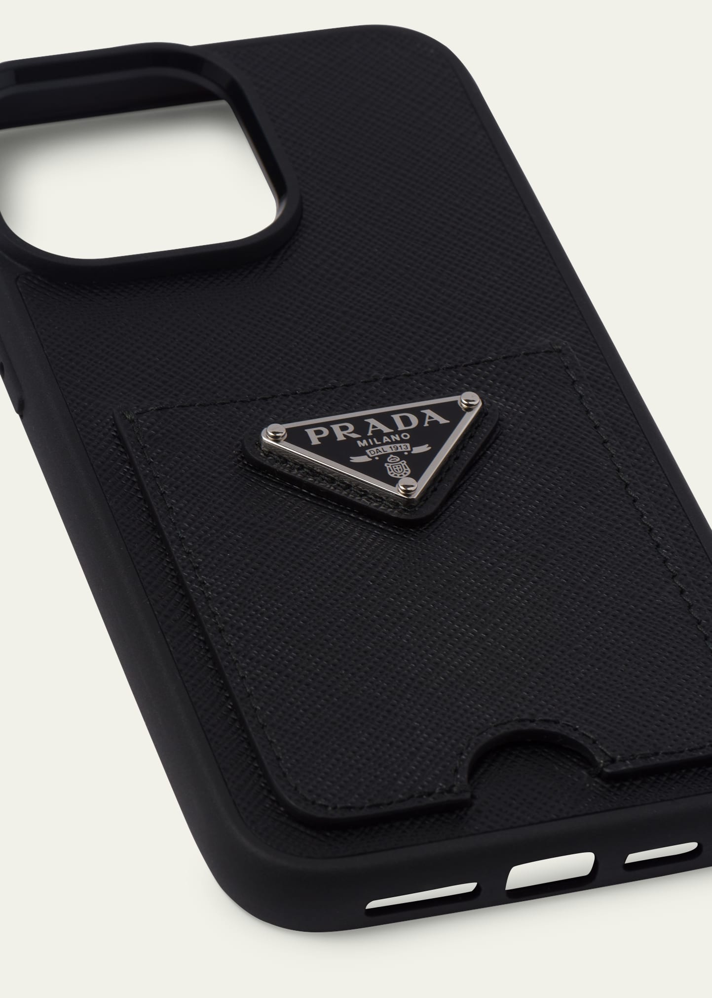 Prada Leather iPhone 14 Pro Max Case - Bergdorf Goodman