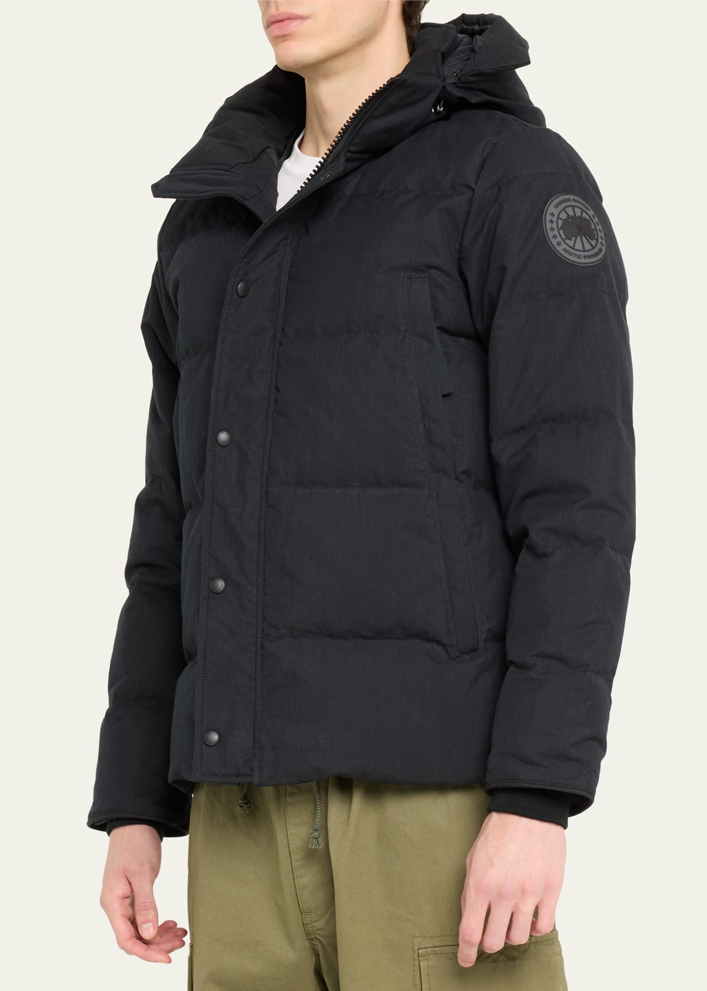 Canada Goose Men's Coated Wyndham Black Label Parka - Bergdorf Goodman