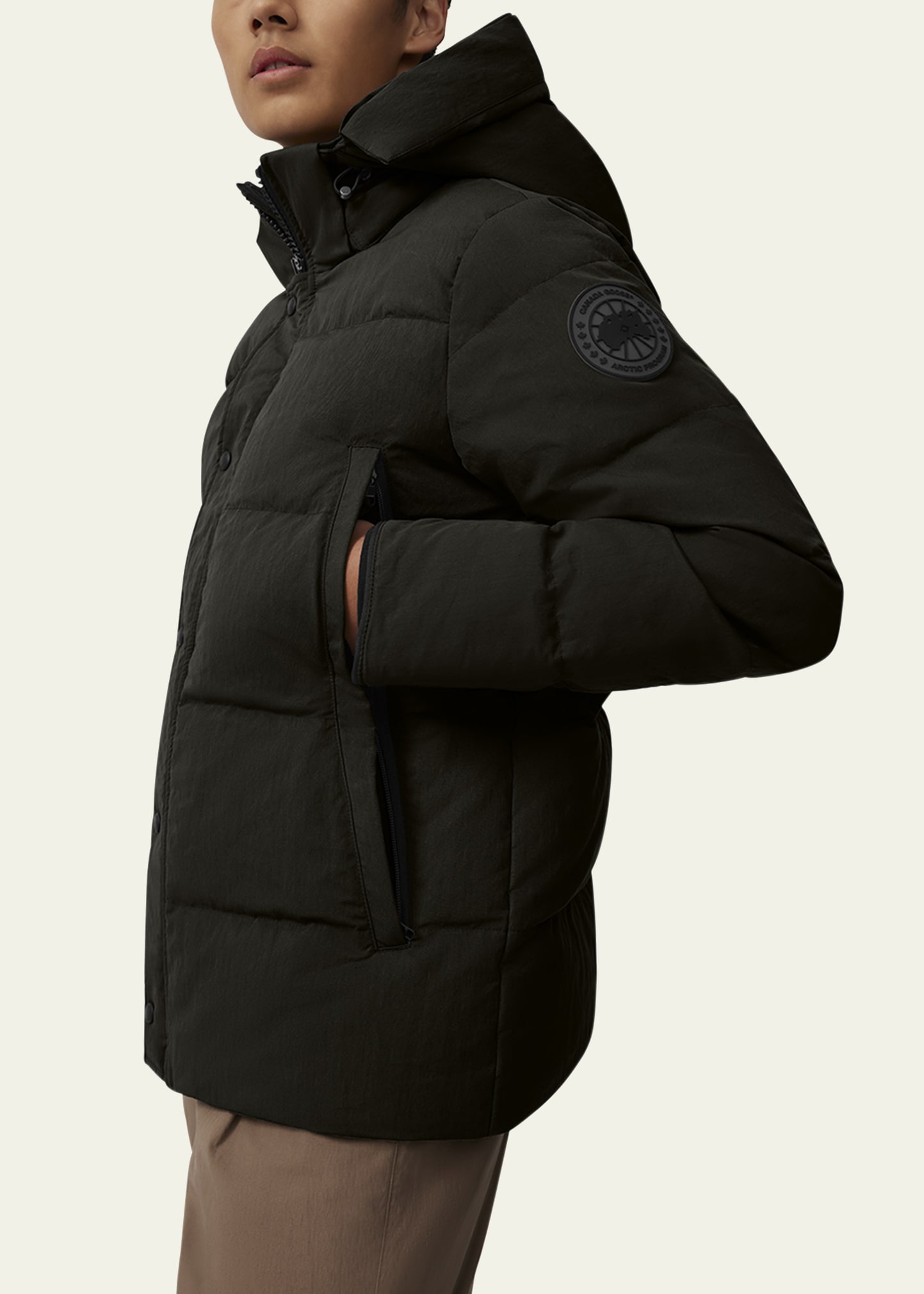 Canada Goose Men's Coated Wyndham Black Label Parka - Bergdorf Goodman