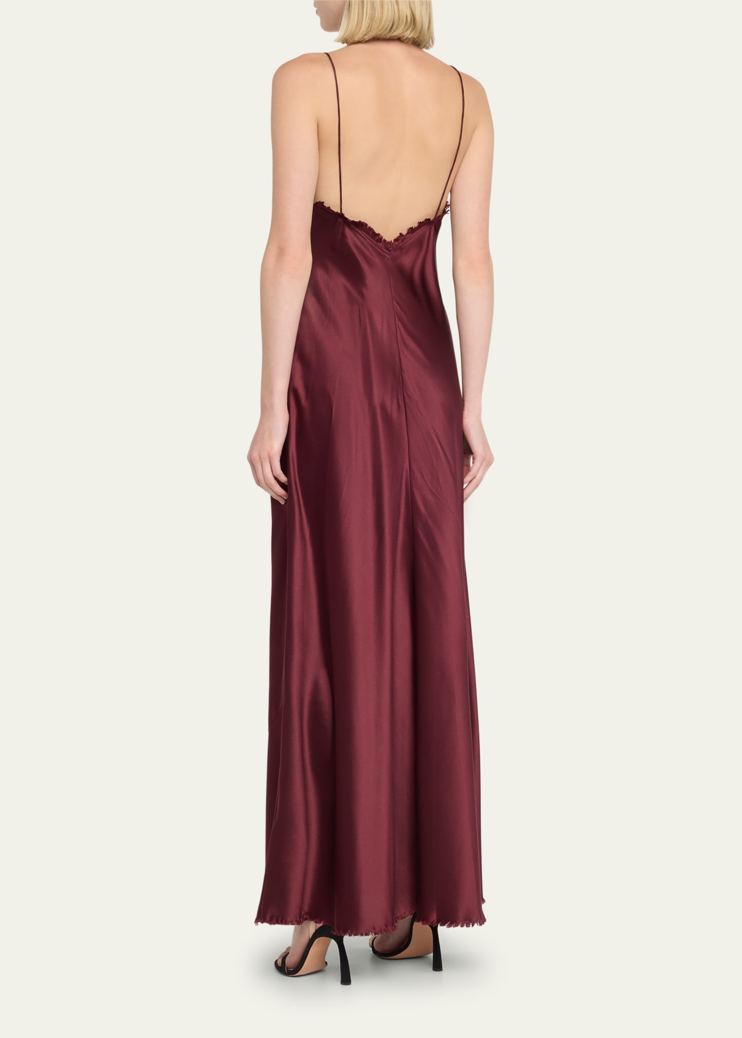 chinese dress ladies Astra Silk Lace Maxi Dress