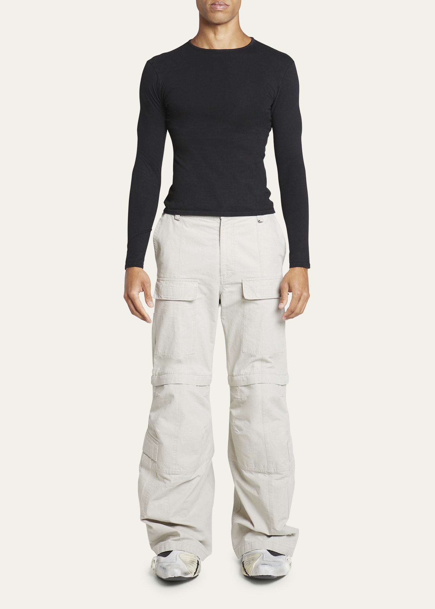 Balenciaga Men's Flared Cargo Pants Bergdorf Goodman