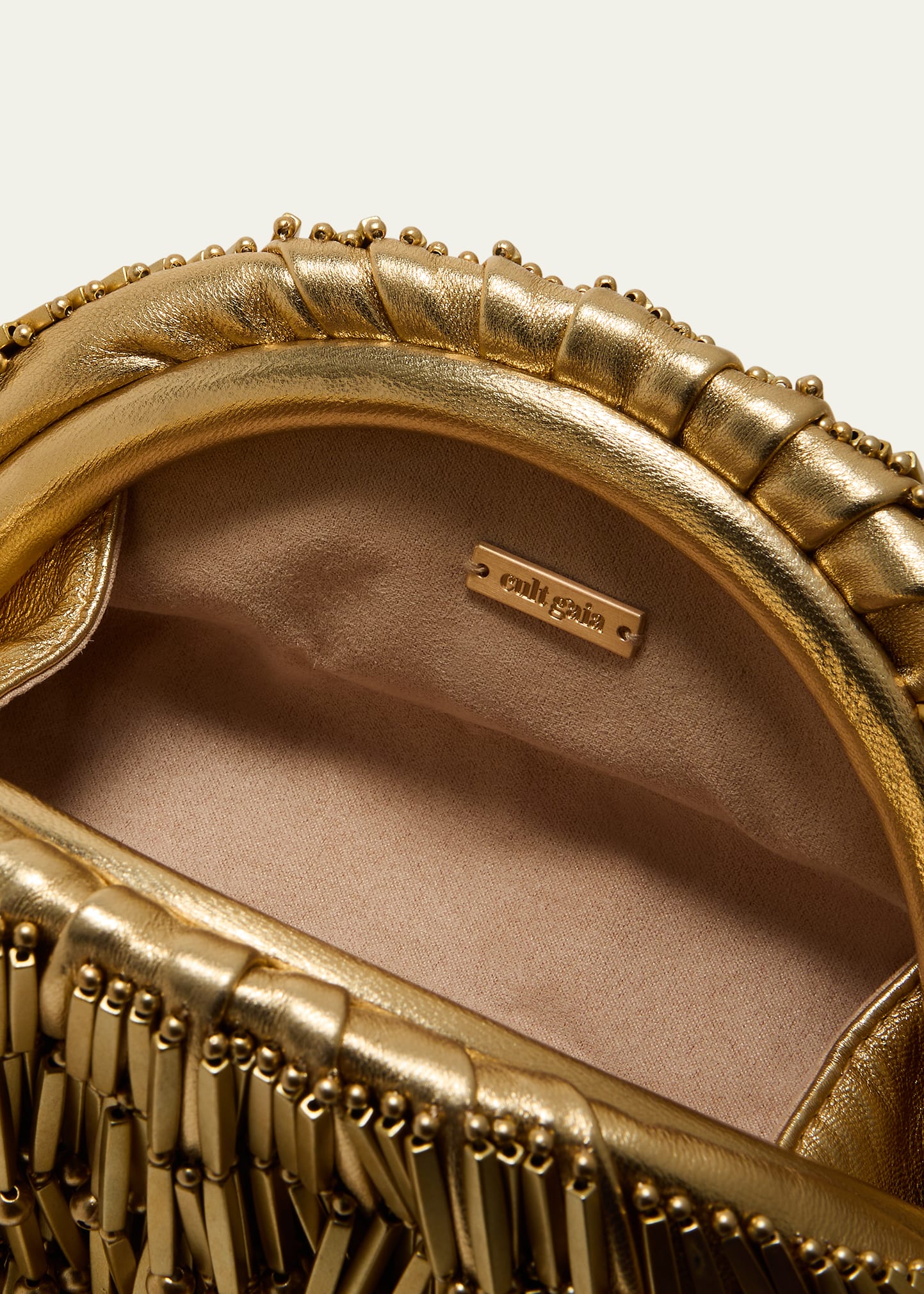 Cult Gaia Jaala Nano Fringe Embellished Clutch Bag - Bergdorf Goodman