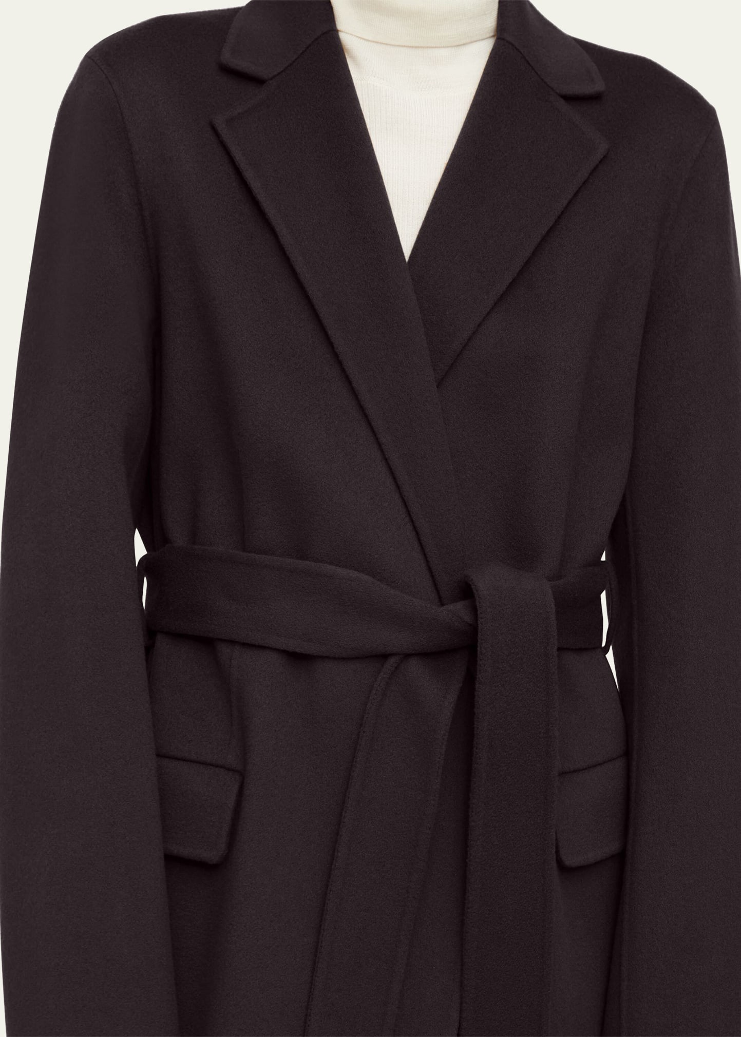 Theory New Divide Belted Wrap Trench Coat - Bergdorf Goodman