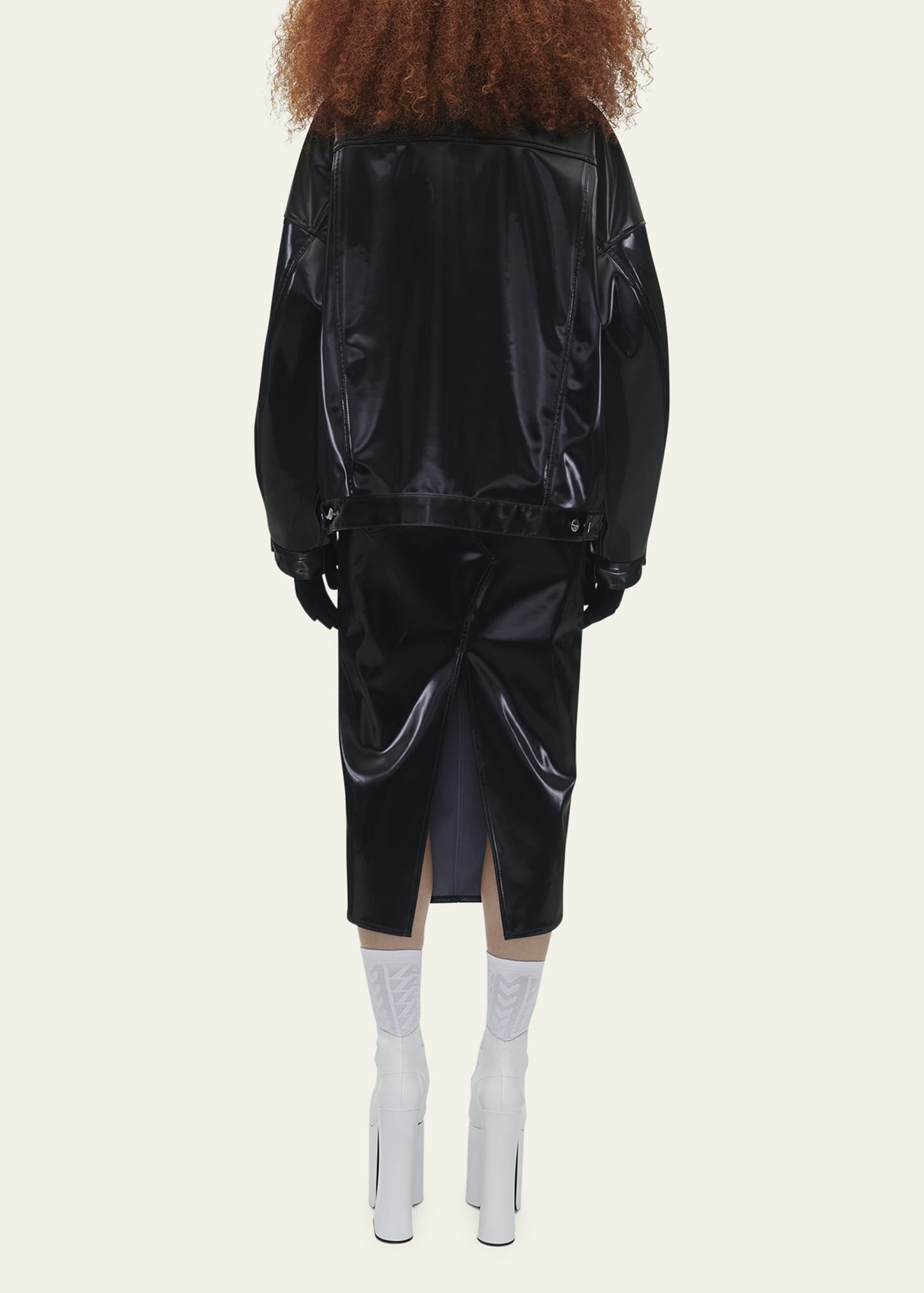 Marc Jacobs Reflective Trucker Jacket - Bergdorf Goodman