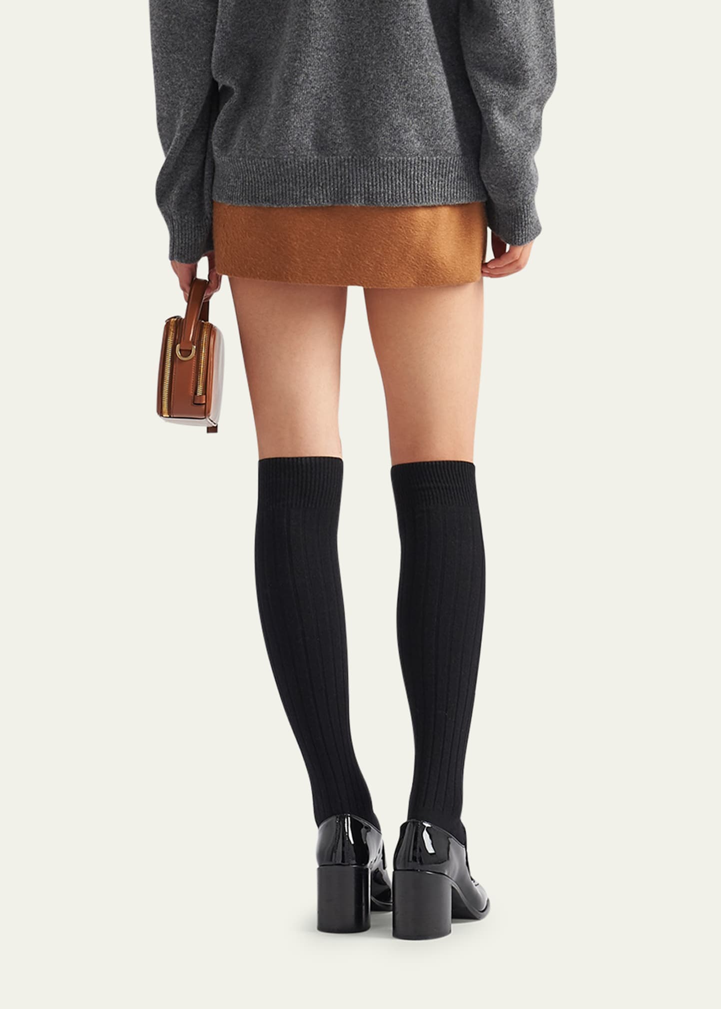 Prada Fringe Cashmere Scarf Mini Skirt - Bergdorf Goodman
