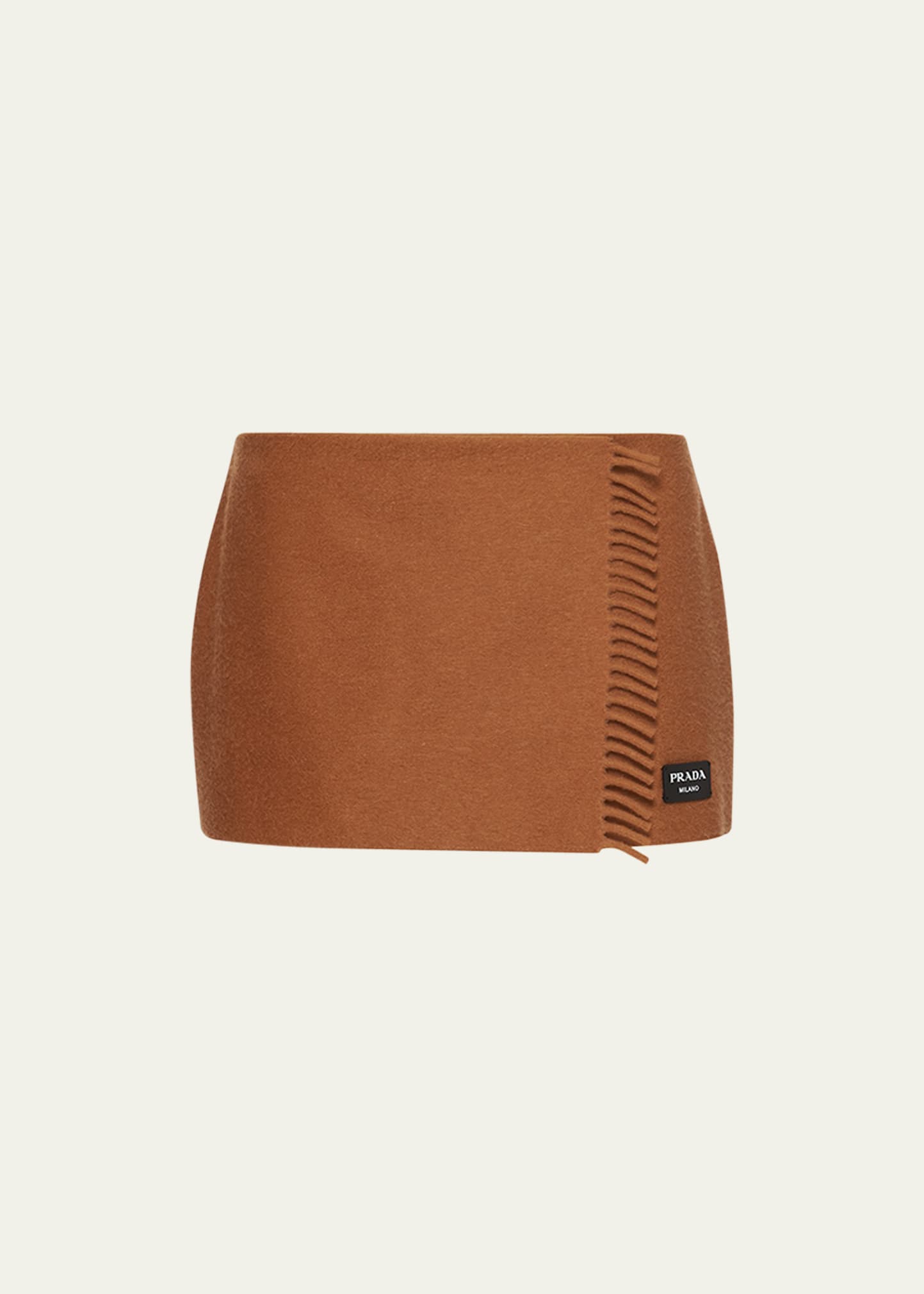 【送料&関税込】Prada Pink Cashmere Mini Skirt Pink Cashmere Miniskirt | PRADA