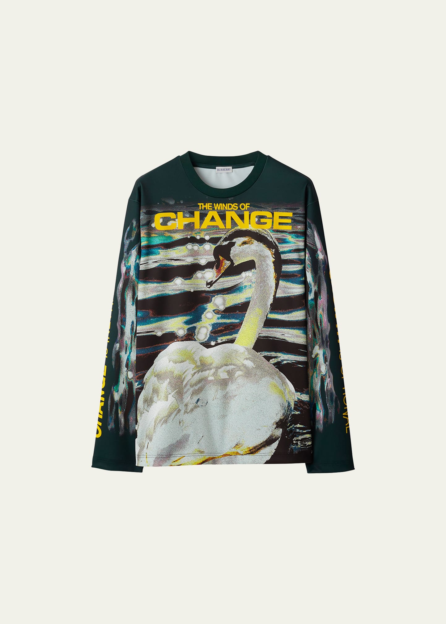 Burberry Men's Jersey Winds of Change Swan T-Shirt - Bergdorf Goodman