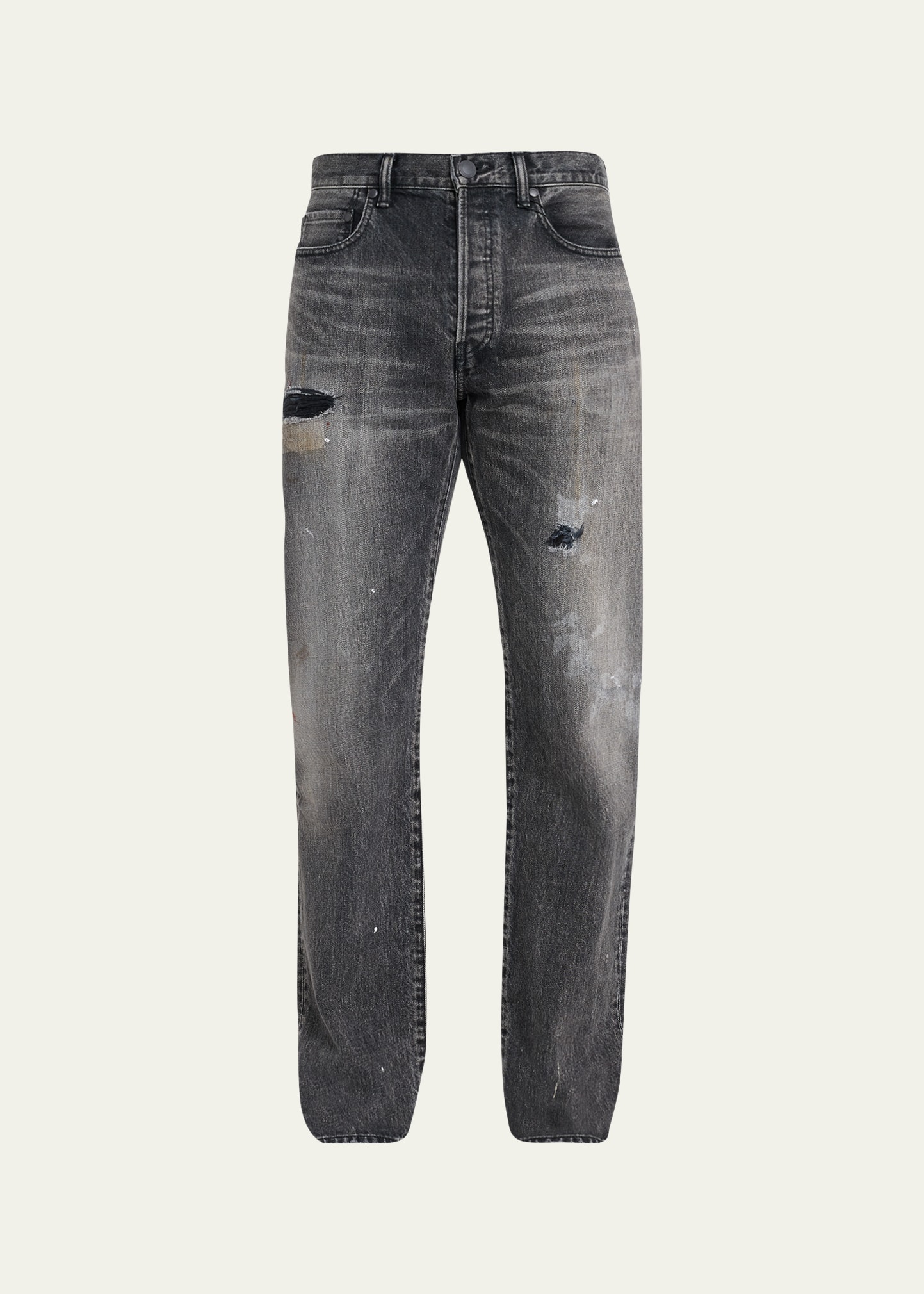 John Elliott Men's The Daze Distressed Jeans - Bergdorf Goodman