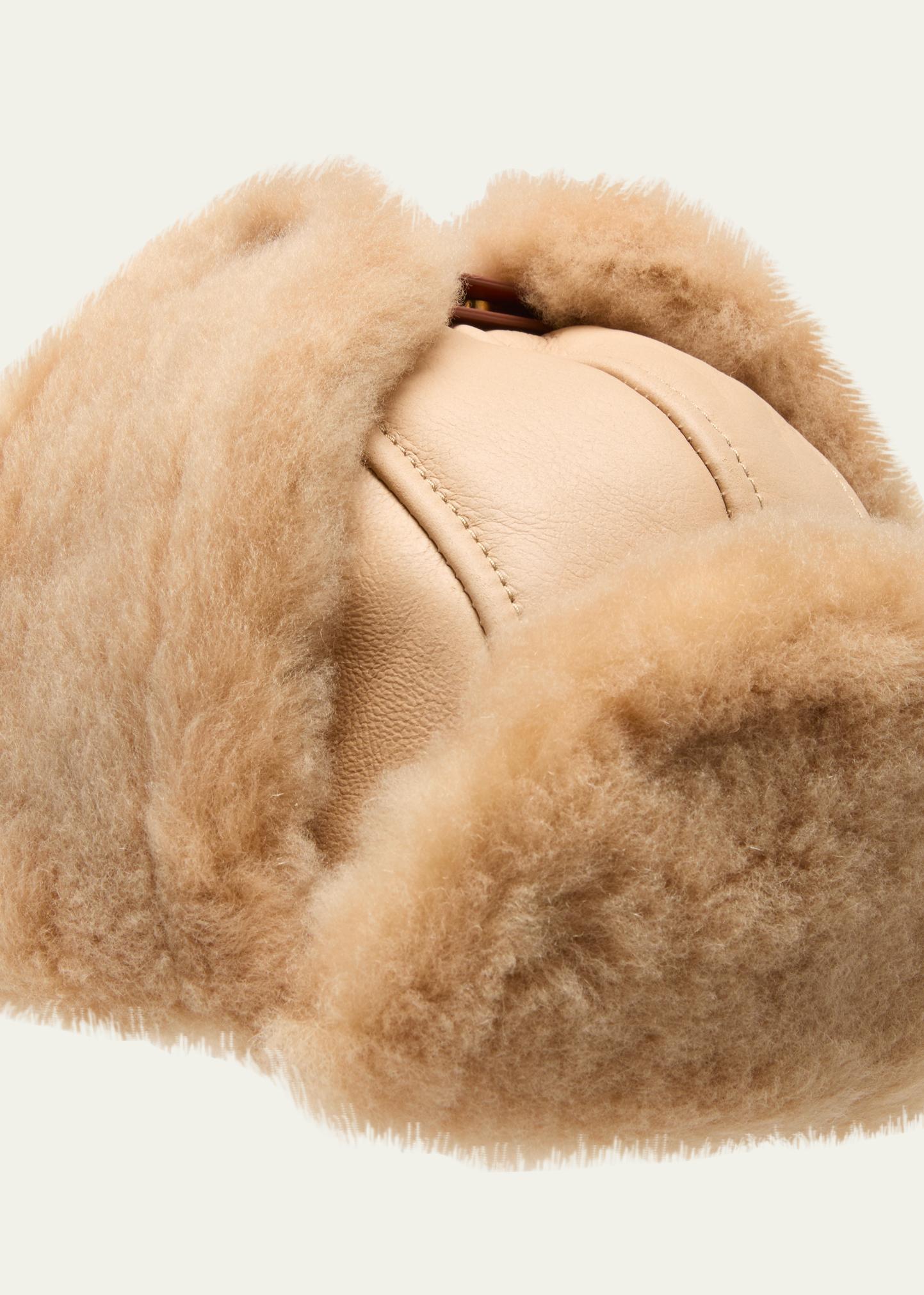 Loro Piana Sheep Shearling Alaskan Trapper Hat - Bergdorf 