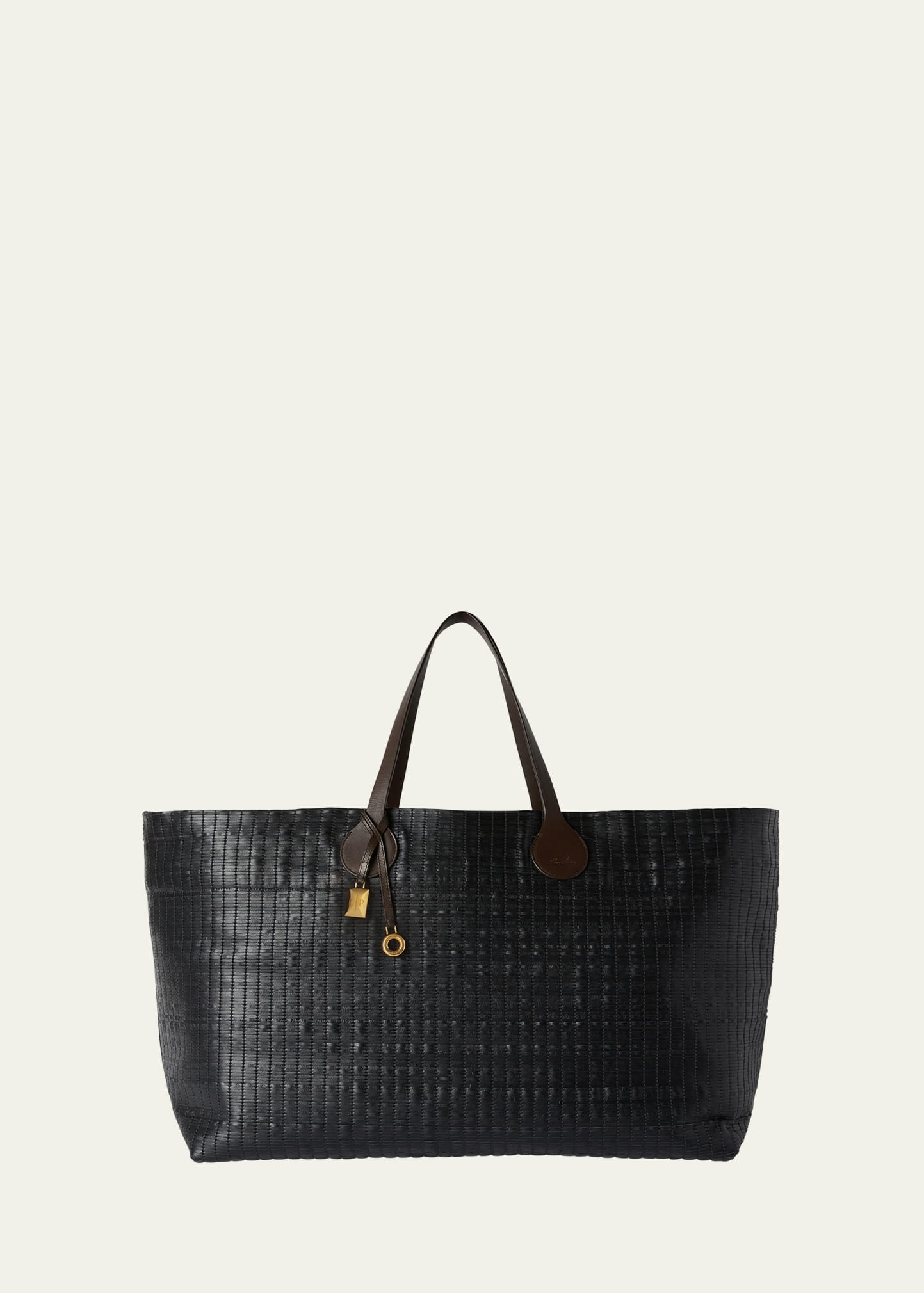 Loro Piana Tasman XL Canvas Tote Bag