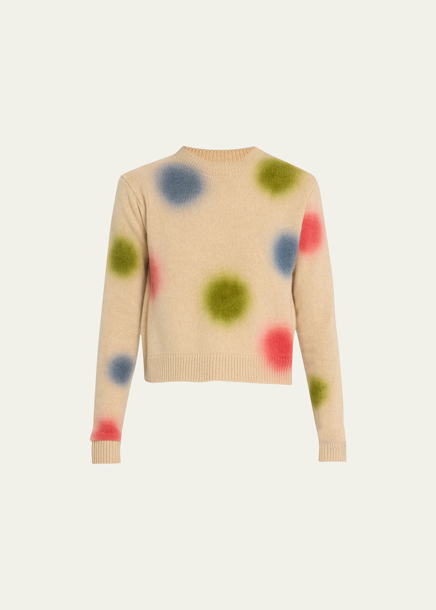 The Elder Statesman Polka Dot Cashmere Sweater Bergdorf Goodman