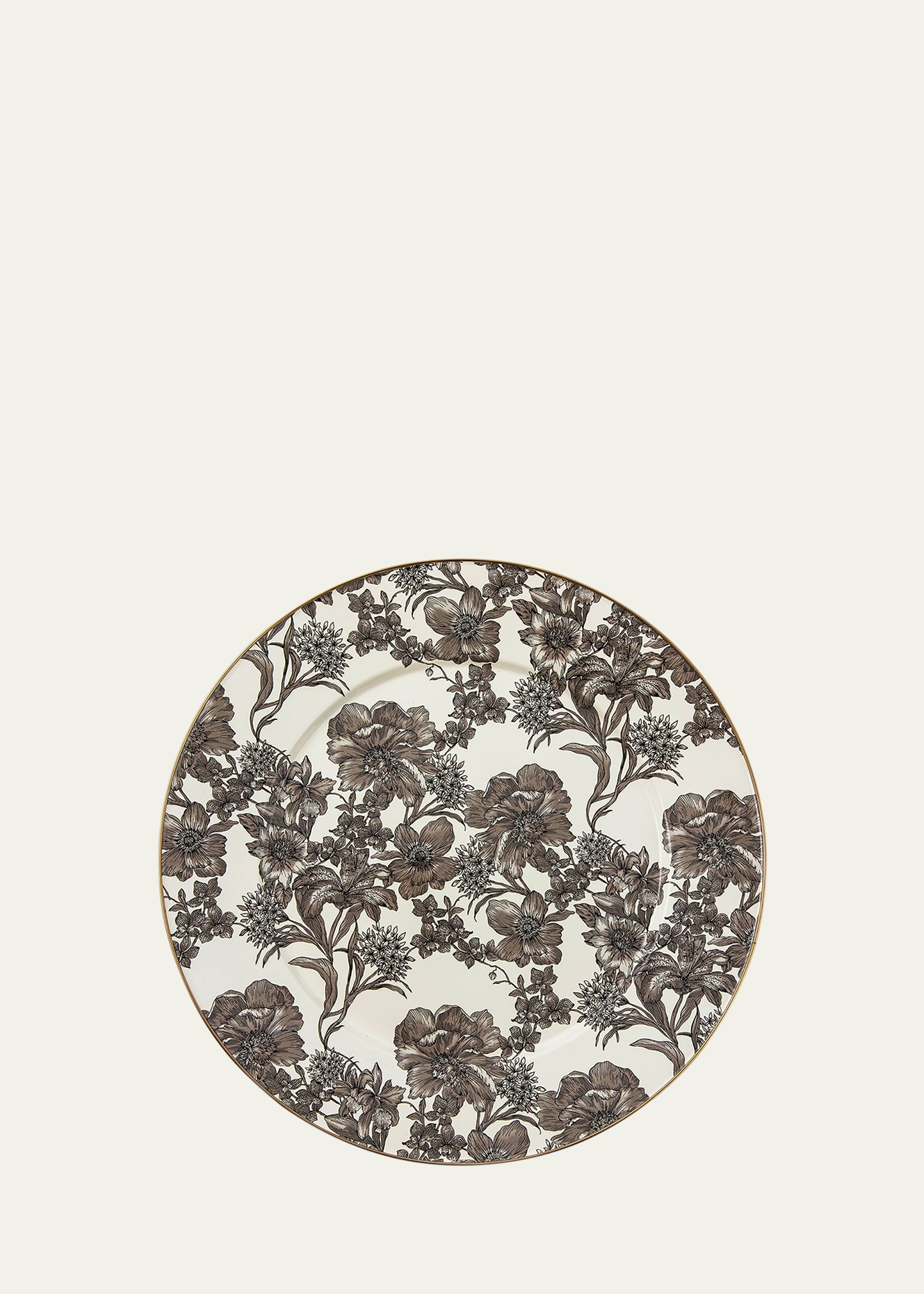 Sterling English Garden Enamel Serving Platter