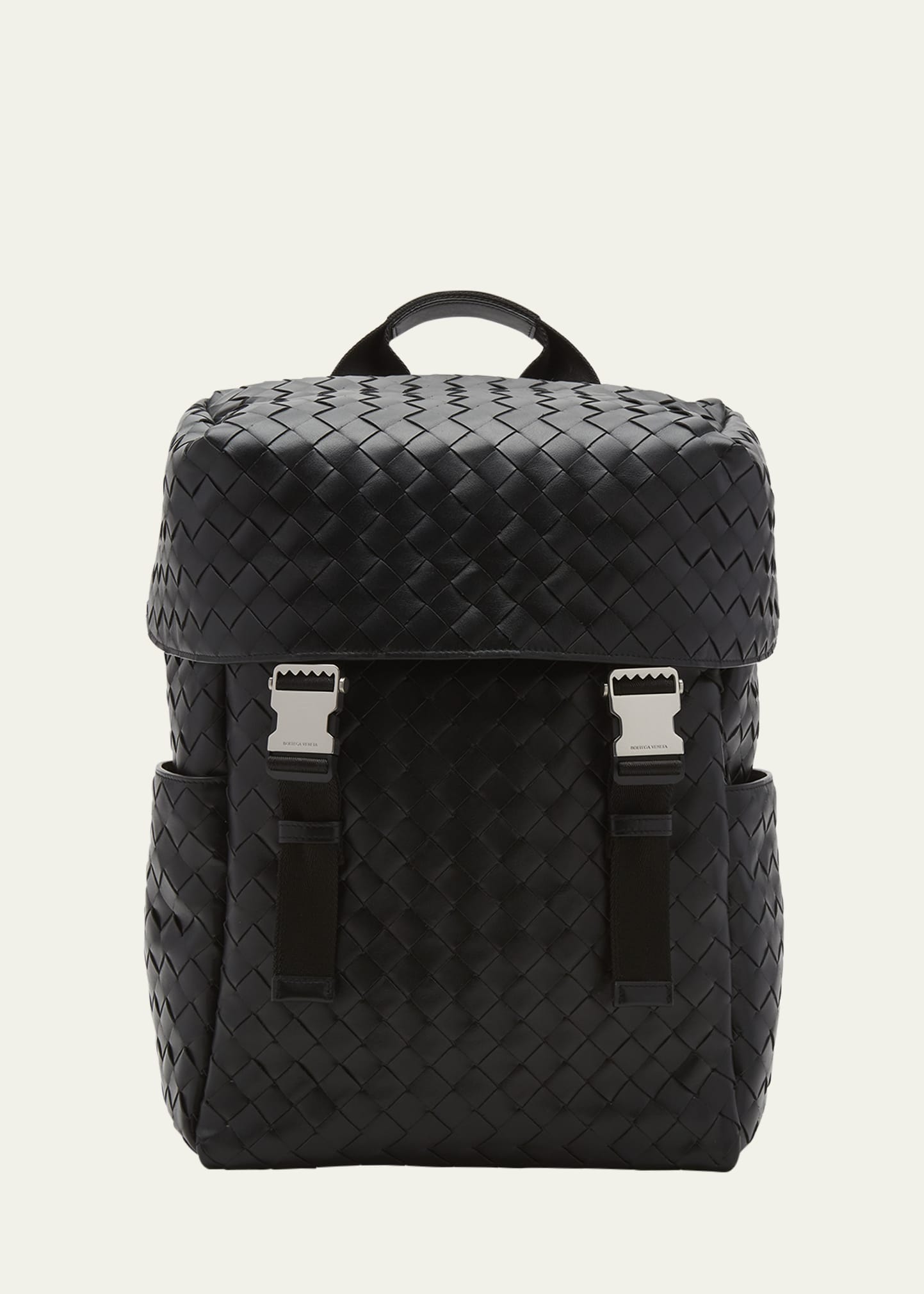 Bottega Veneta Men's Intrecciato Leather Flap Backpack - Bergdorf