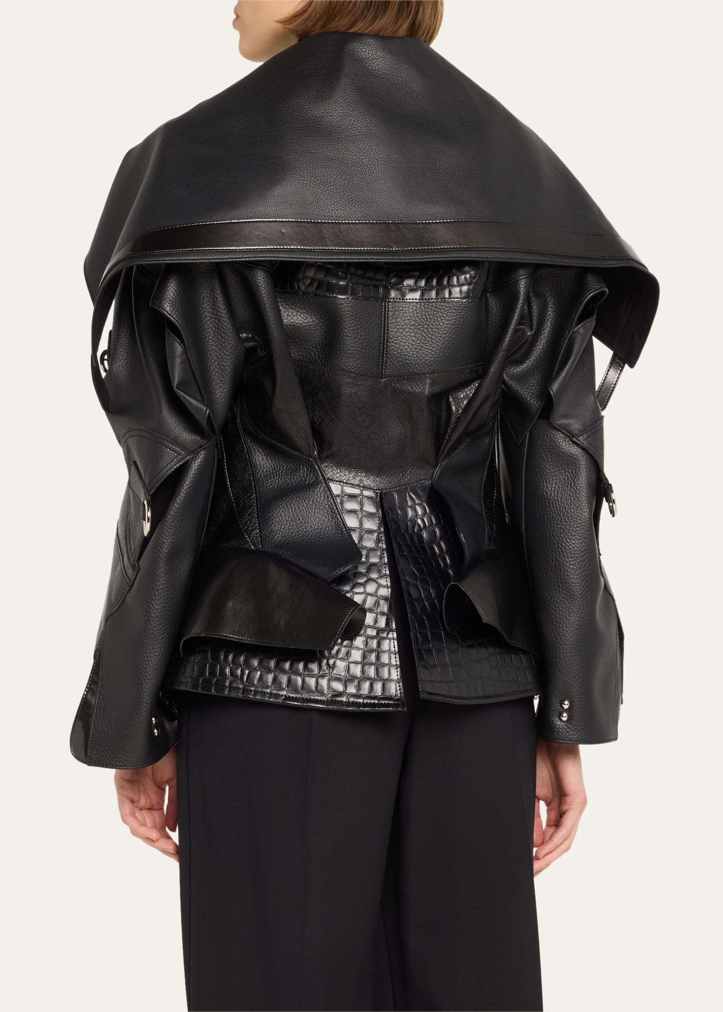 Junya Watanabe Faux Leather Jacket - Bergdorf Goodman