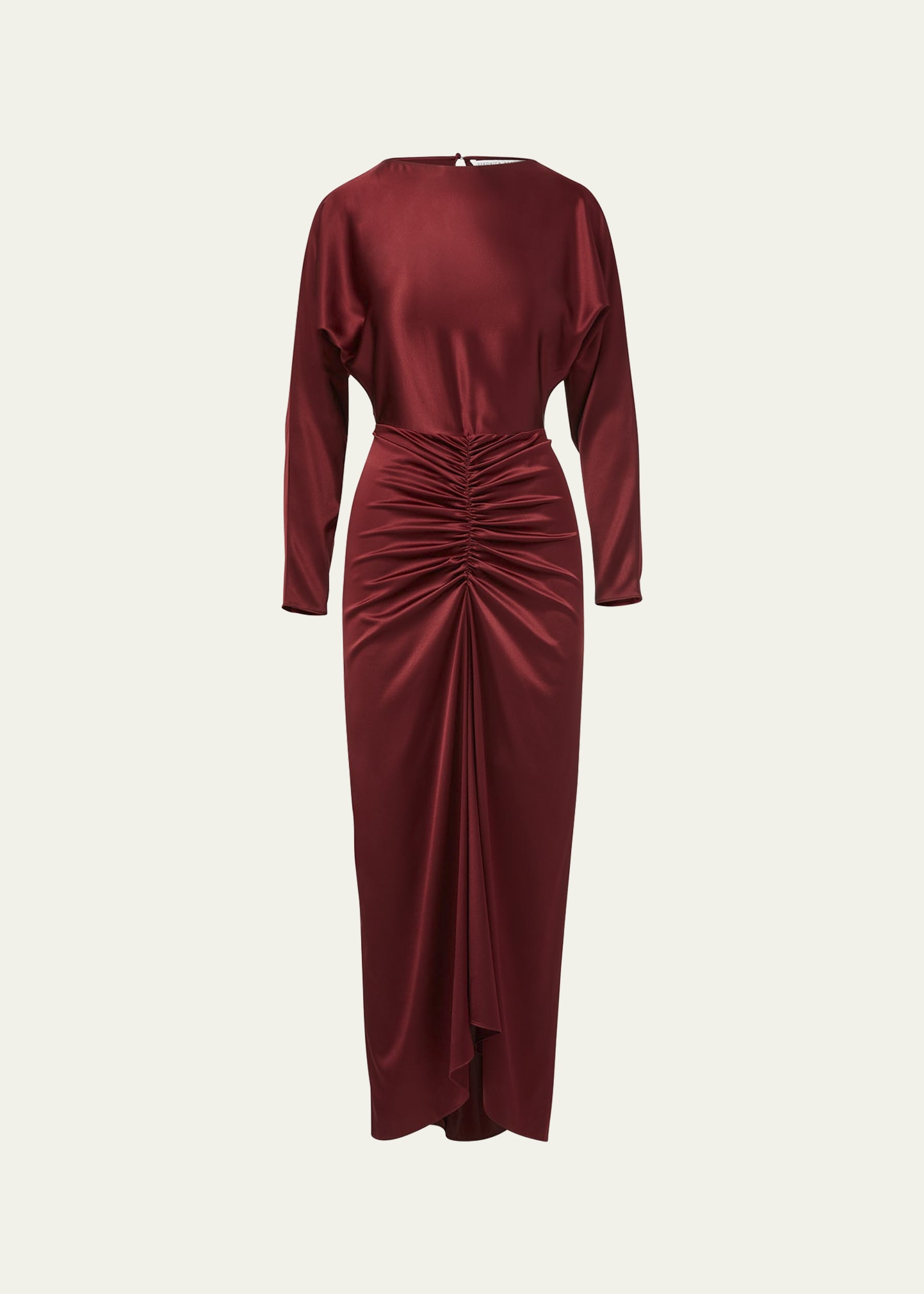silk dresses short Red Silk Short Dress for Women