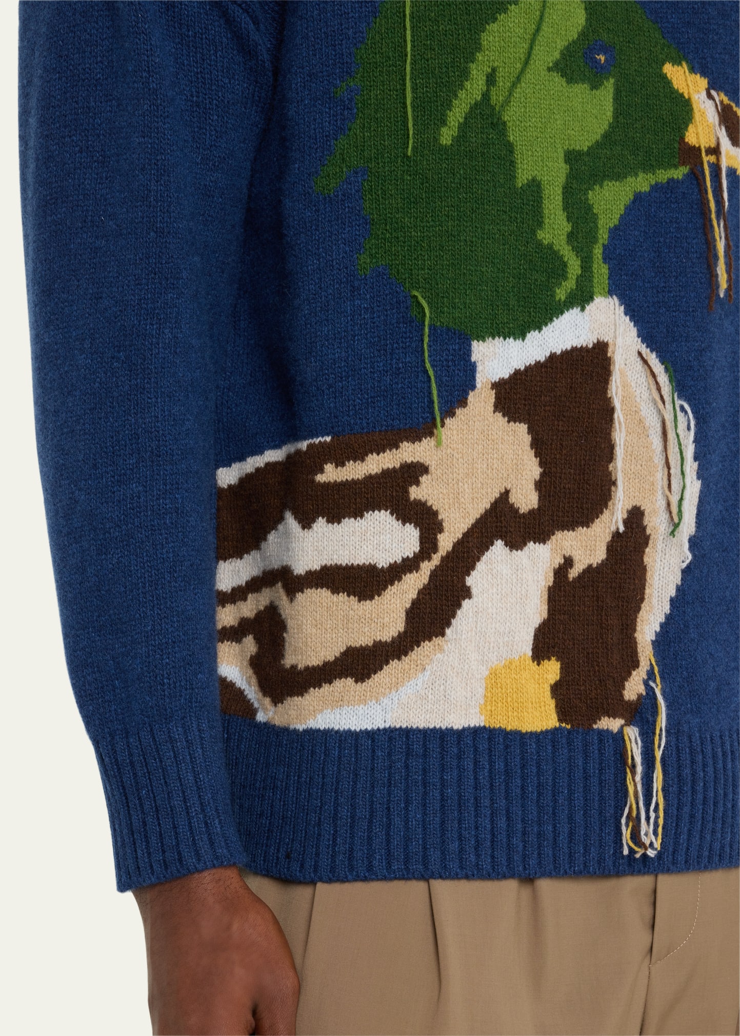 DALEY Men's Francis Duck Head Wool Sweater Bergdorf Goodman