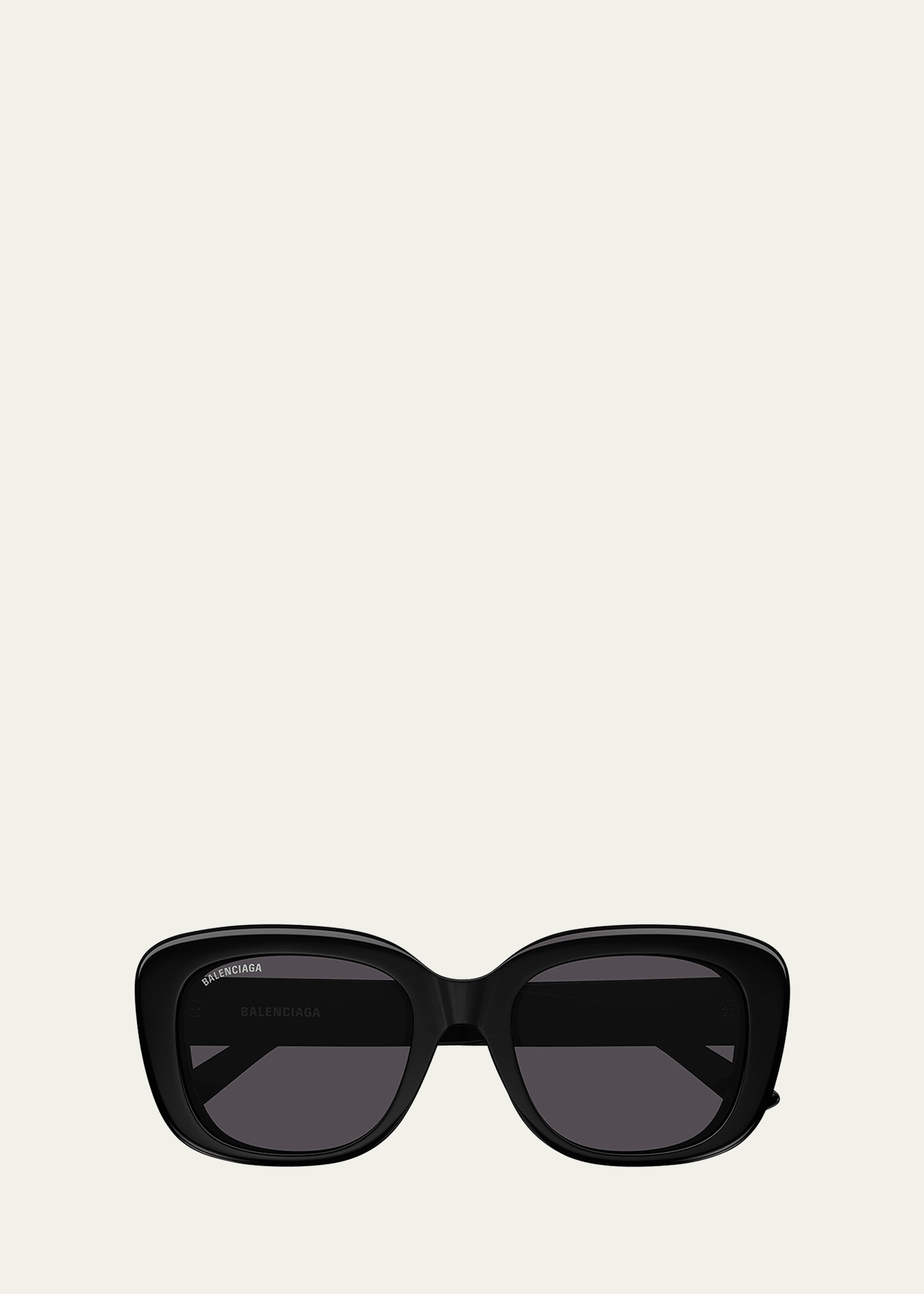 Balenciaga Black Square Sunglasses