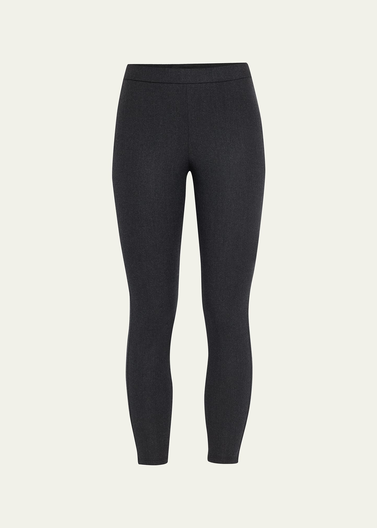 Theory Adbelle High-Waist Stretch Flannel Leggings - Bergdorf Goodman