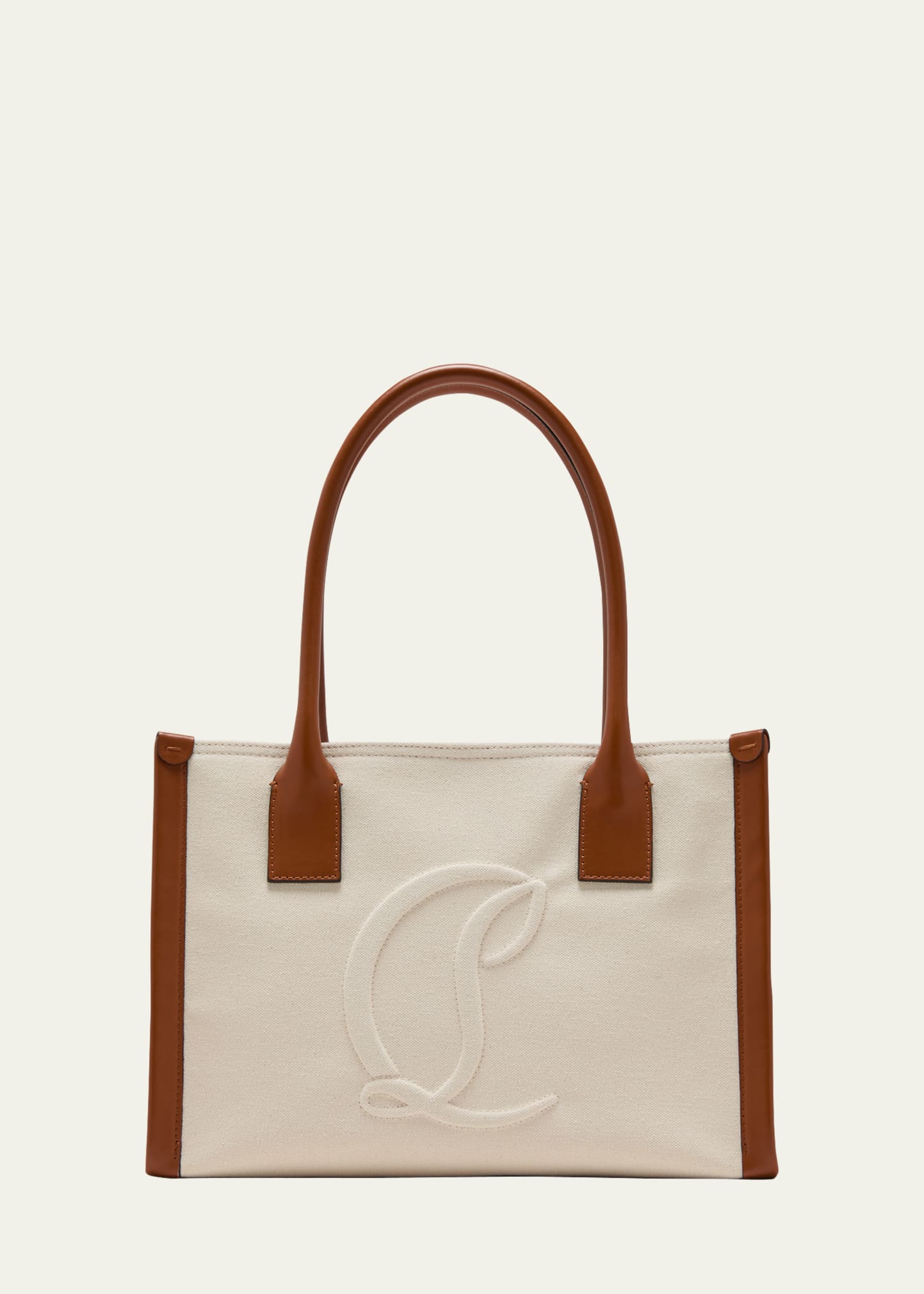 Christian Louboutin By My Side Small Canvas Tote Bag - Bergdorf