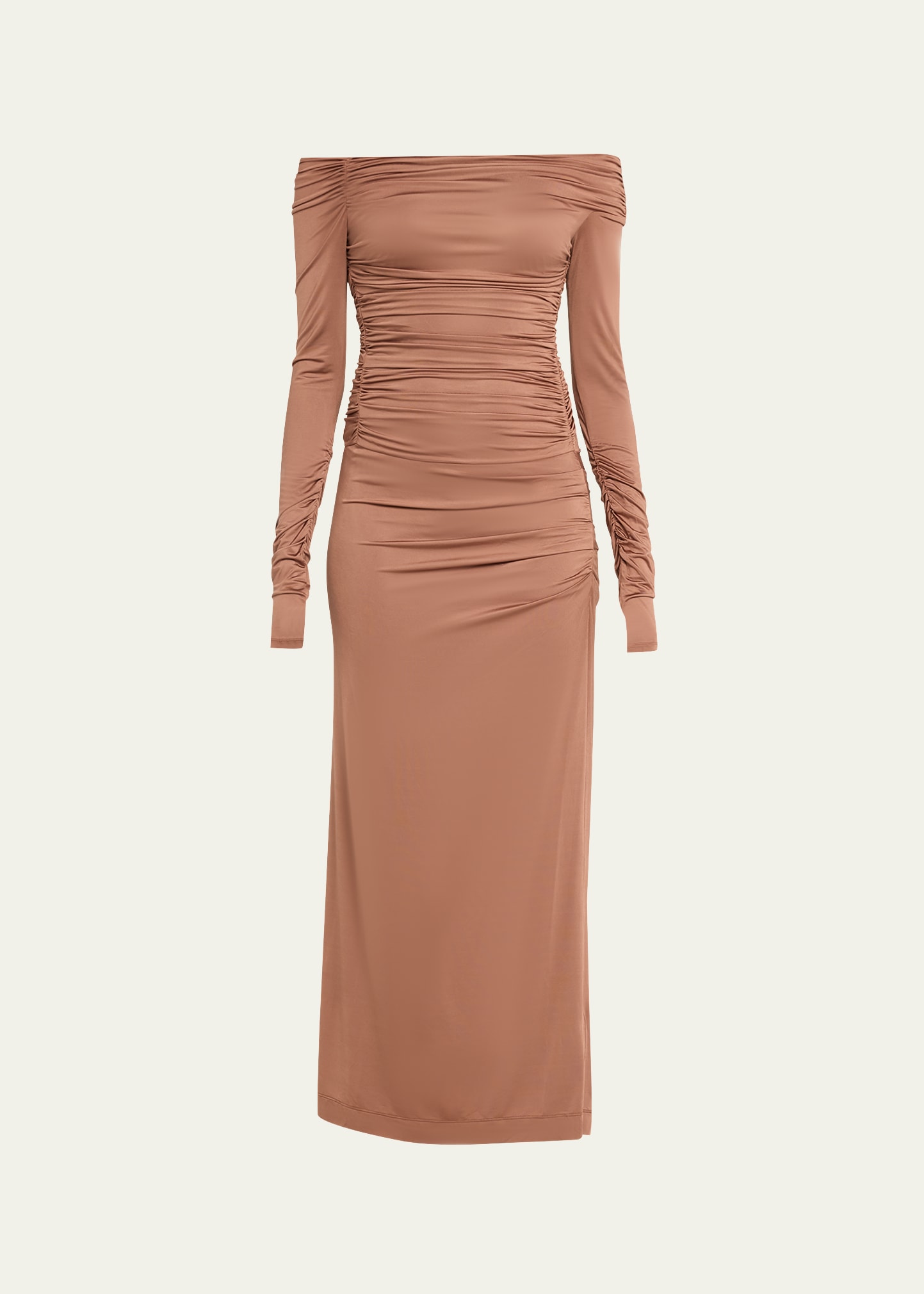 Helmut lang ruched outlet dress