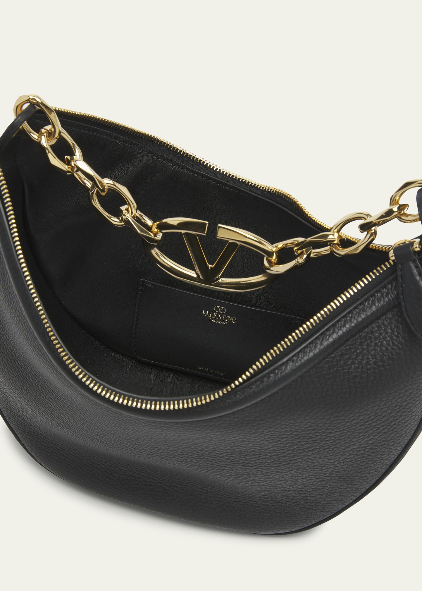 Valentino Garavani Small VLOGO Moon Hobo Bag - Bergdorf Goodman