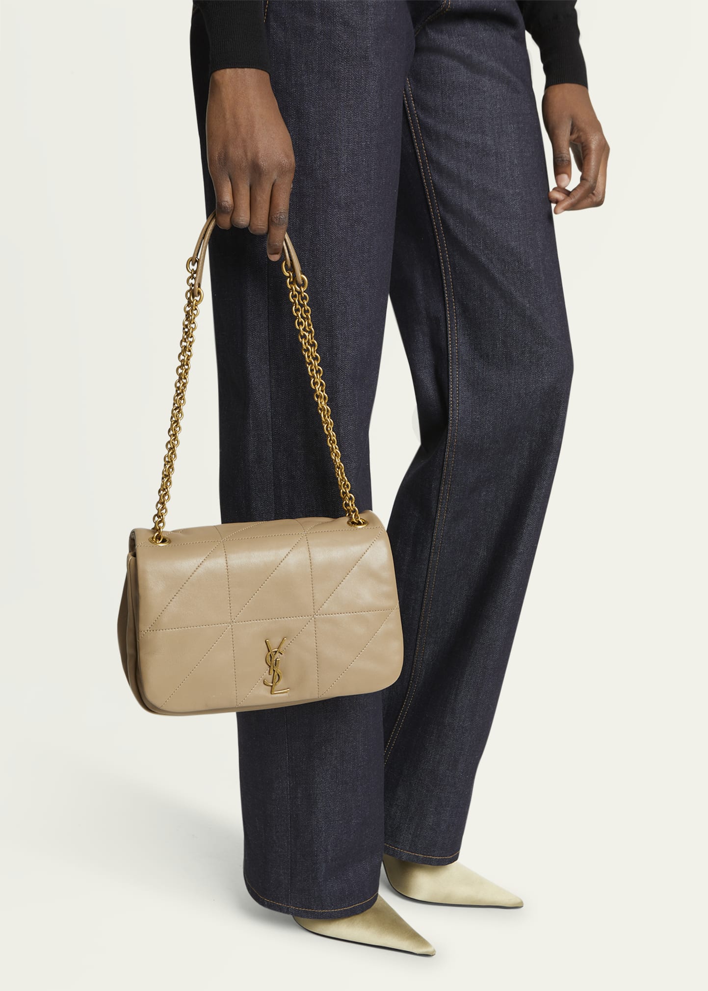 ショルダーバッグ・ポシェット Saint Laurent MINI JAMIE 4.3 SUEDE CROSSBODY BAG Saint Laurent | Mini Jamie 4.3 Shoulder Bag – Kirna Zabête