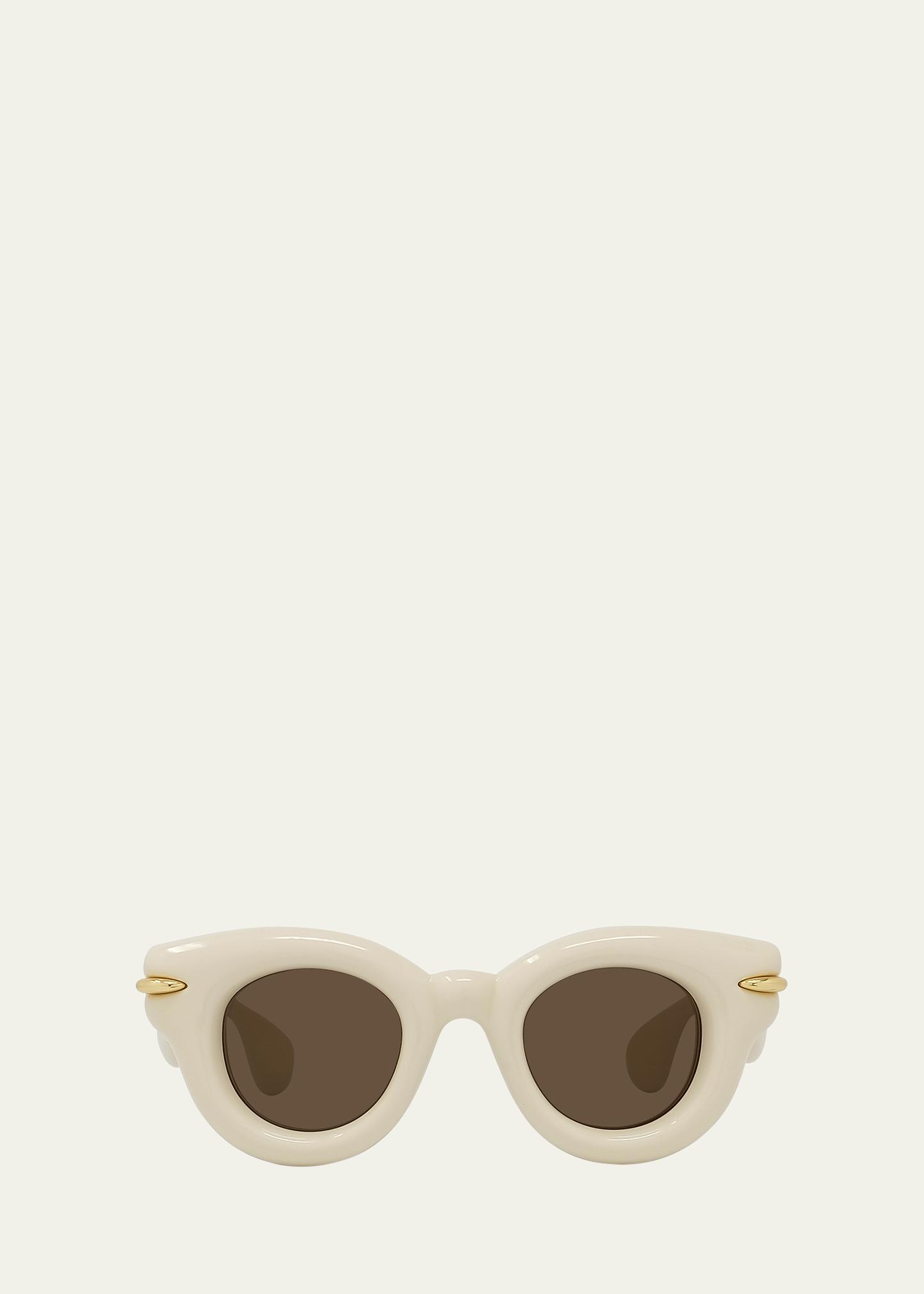 Loewe Inflated Pantos Acetate Round Sunglasses - Bergdorf  display picture 2