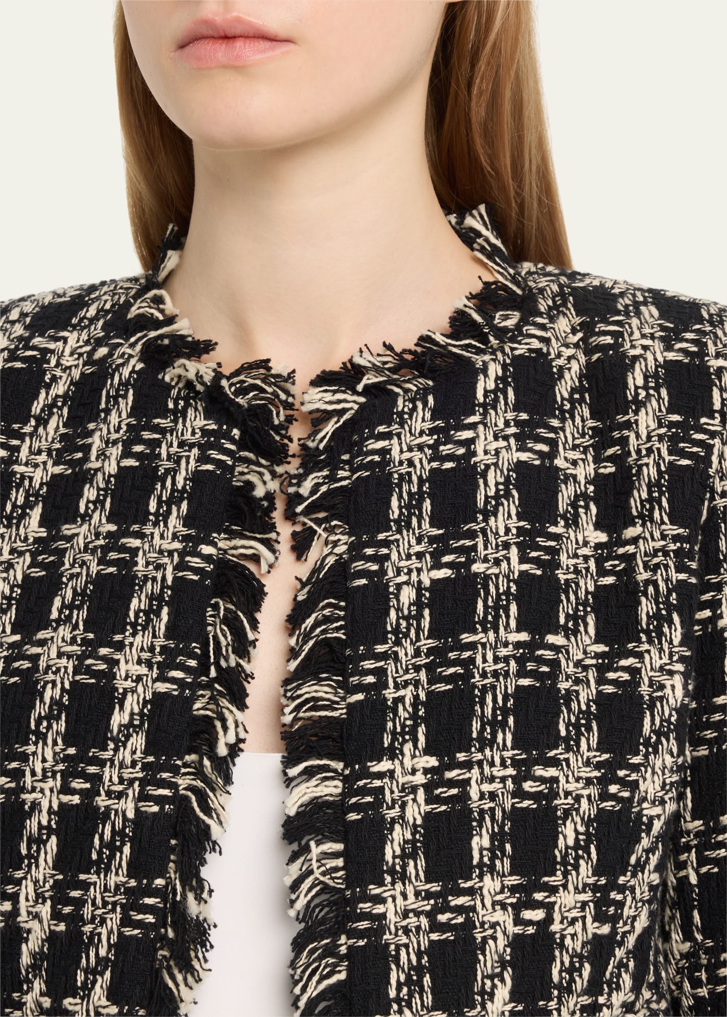 L'Agence Angelina Tweed Jacket - Bergdorf Goodman