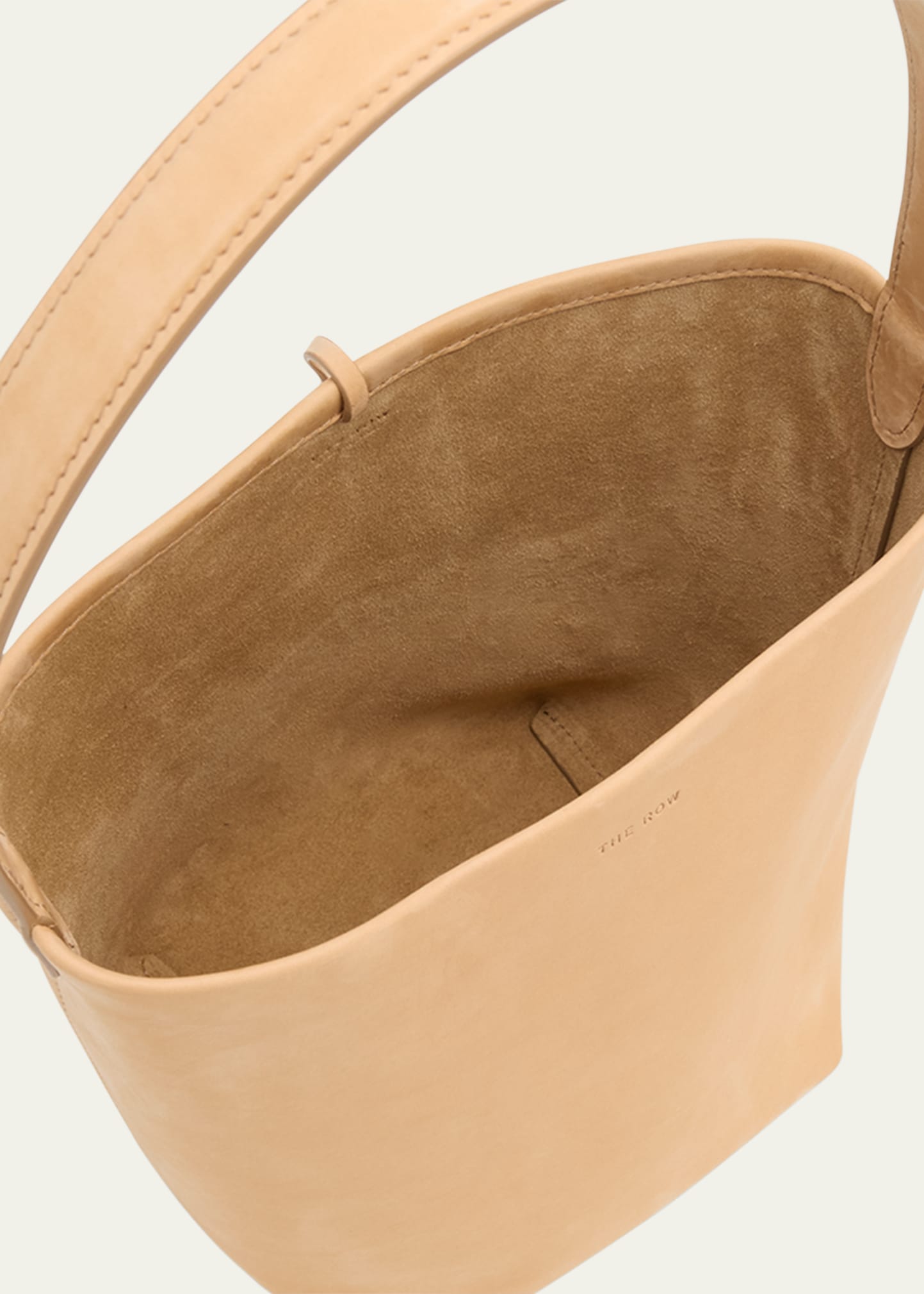 トートバッグ [The Row] Small To Go Tote Bag in Nubuck Small To Go Tote Bag Tan in Nubuck – The Row