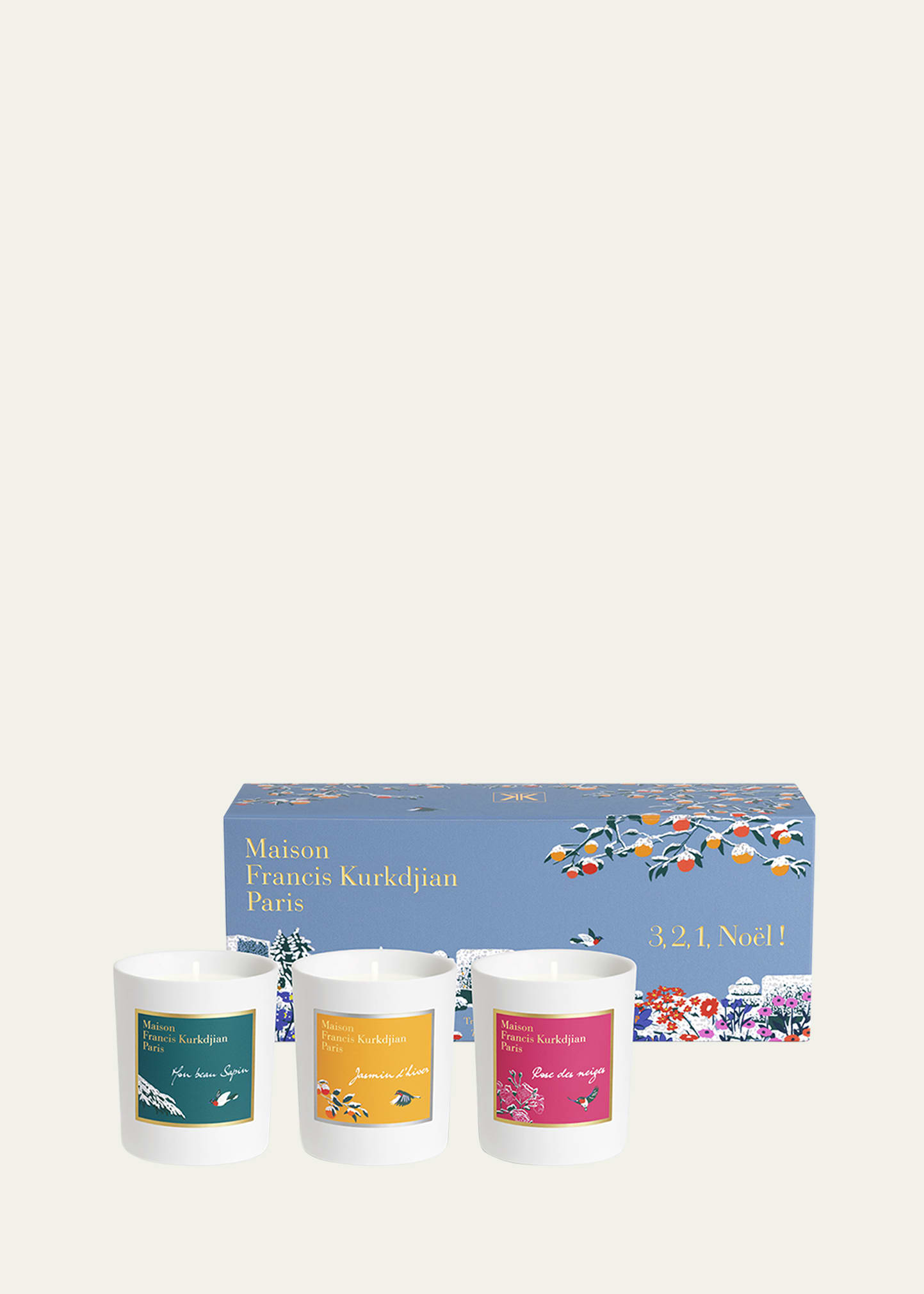 Maison Francis Kurkdjian Trio Candle Set, 3 x 95 g