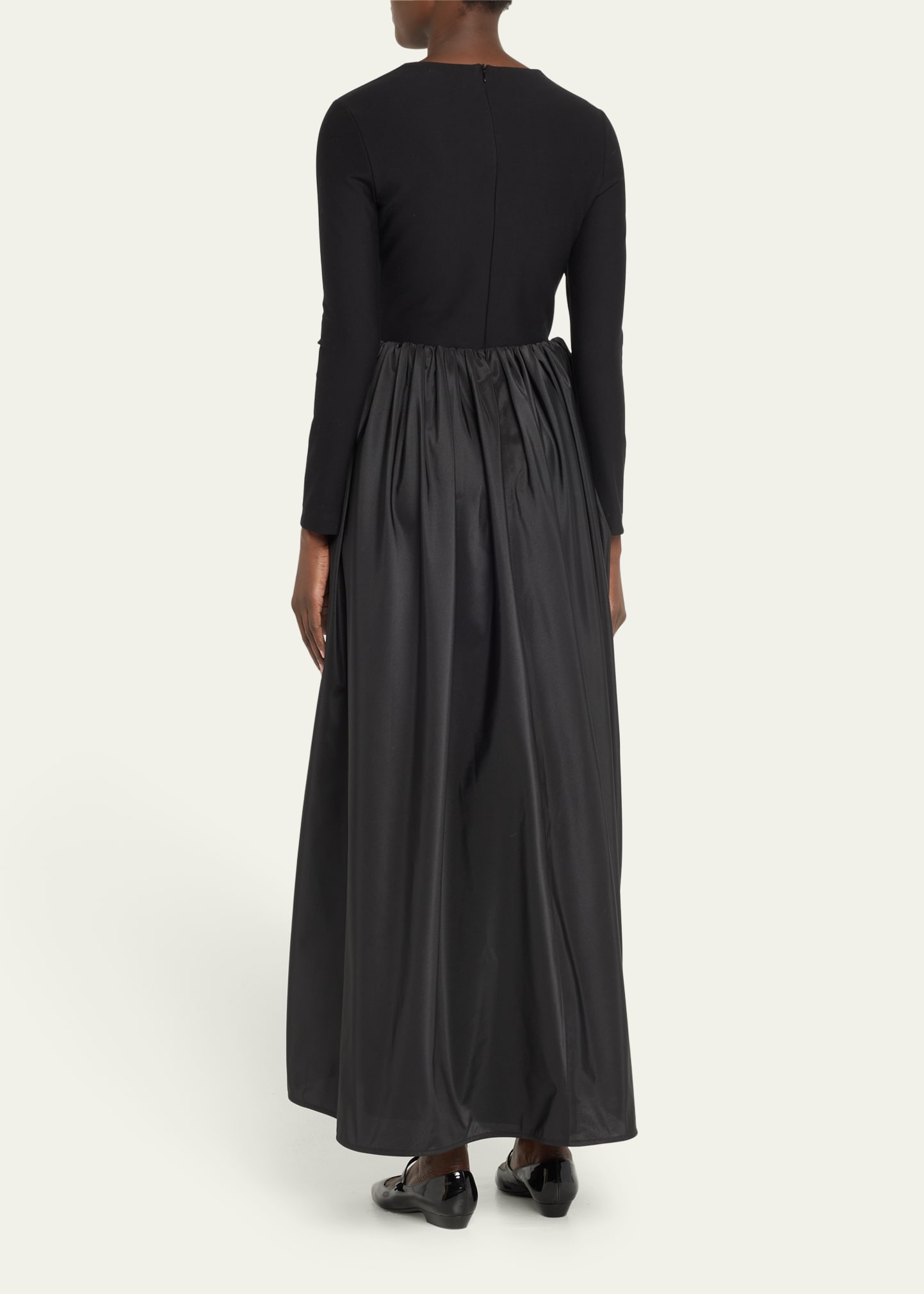 Sleeper Aurora Mixed Media High-Low Maxi Dress - Bergdorf Goodman
