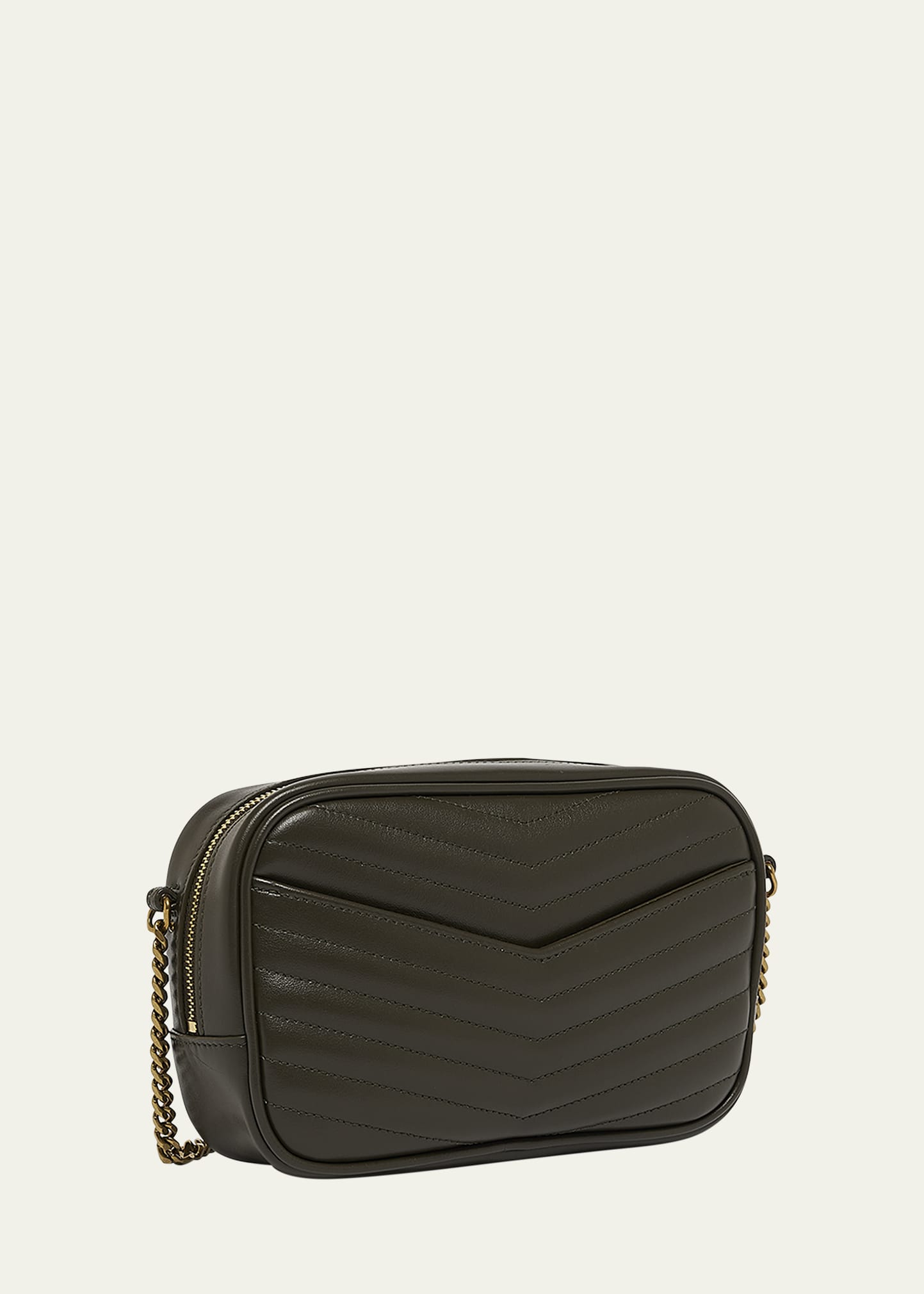 ◆Saint Laurent◆ Mini-Lou Crossbag ◆関税/送料込み◆ Saint Laurent // 2023 Black Pebbled Leather Mini Lou