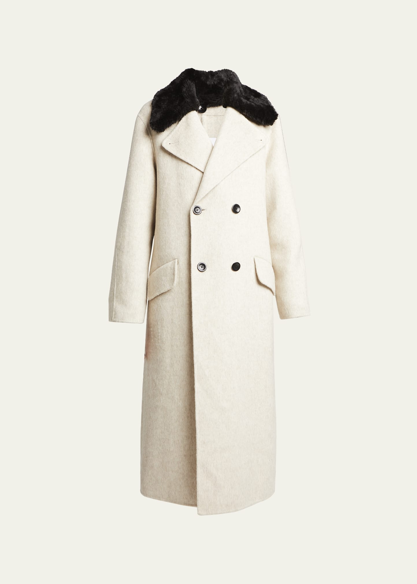 Topshop cream outlet coat