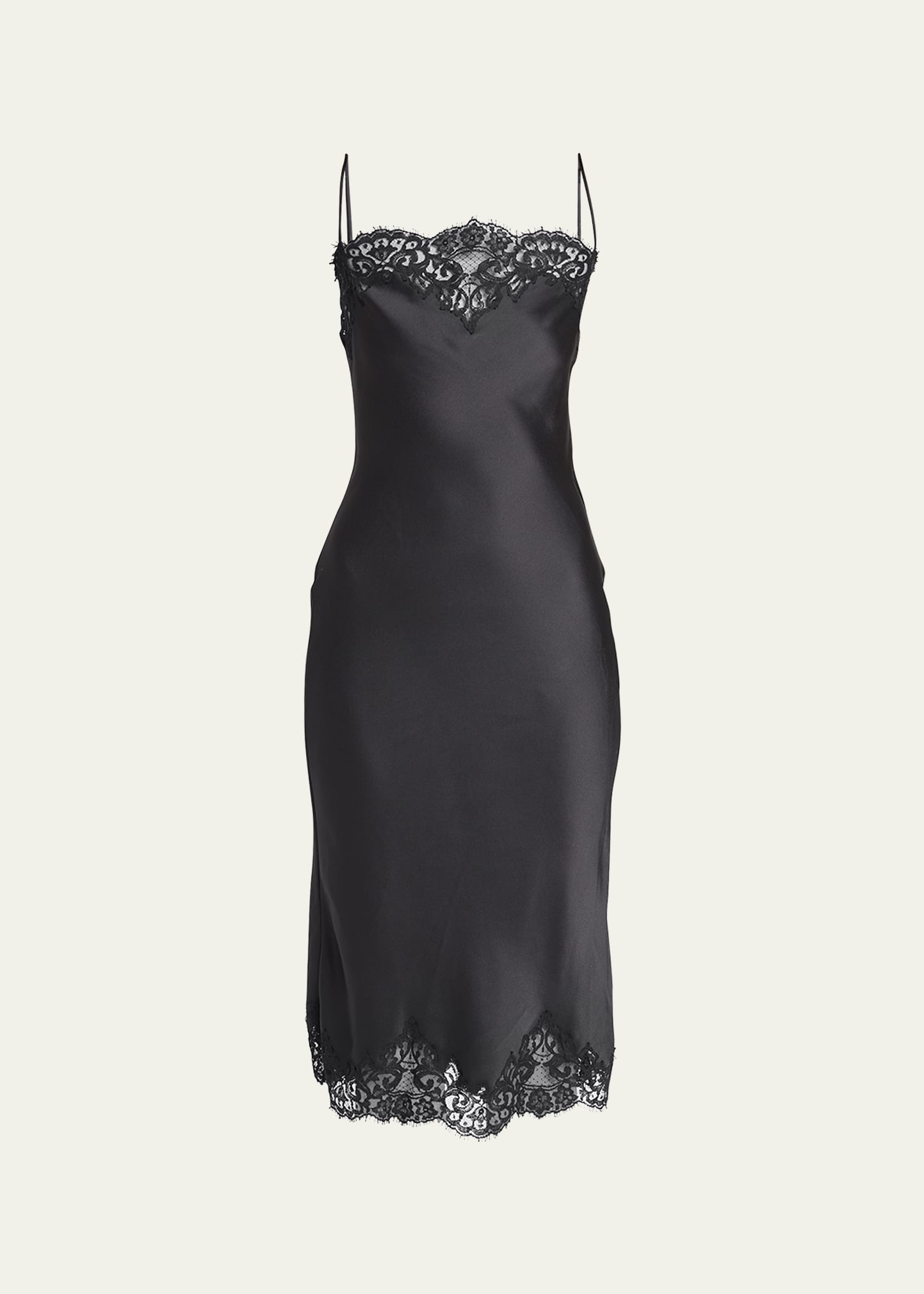 Stella McCartney Iconic Lace Slip Dress - Bergdorf Goodman
