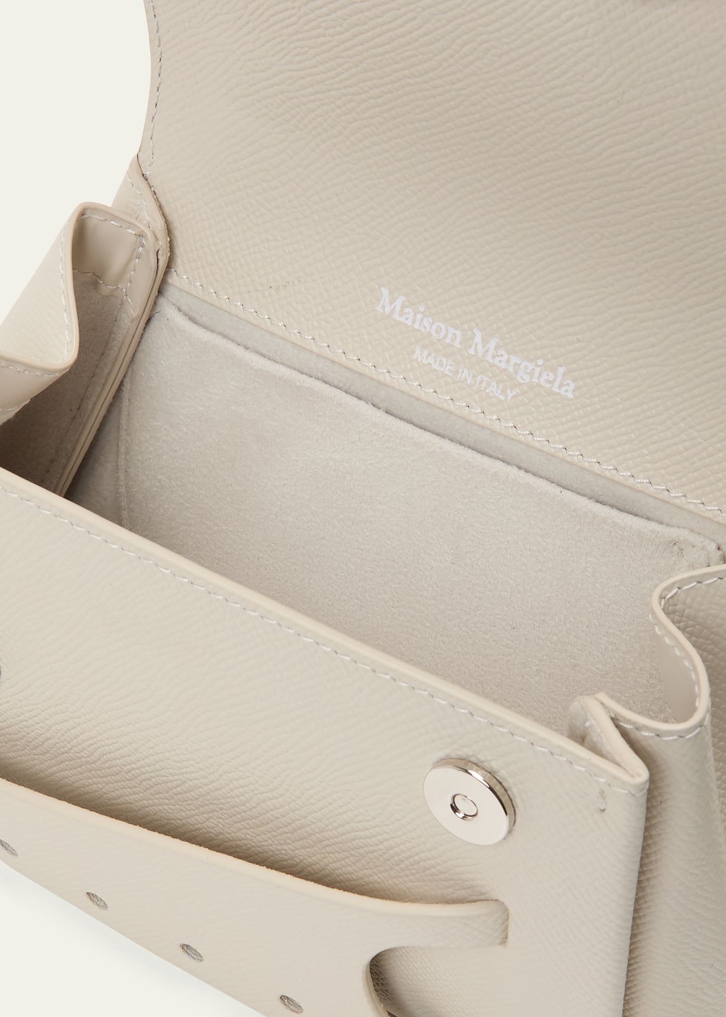 Maison Margiela Snatched Micro Asymmetric Top-Handle Bag