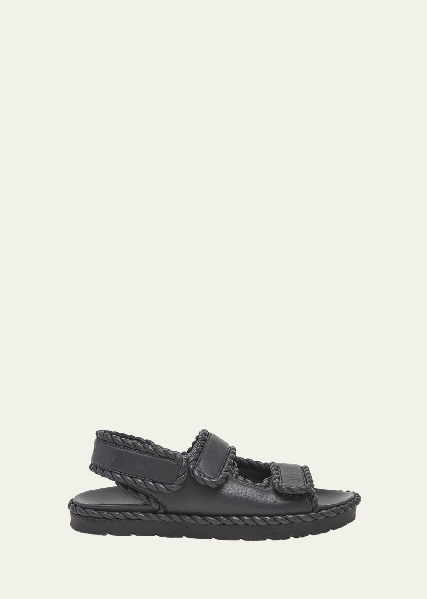 Bottega Veneta Jack Leather Braid Dual-Band Sandals