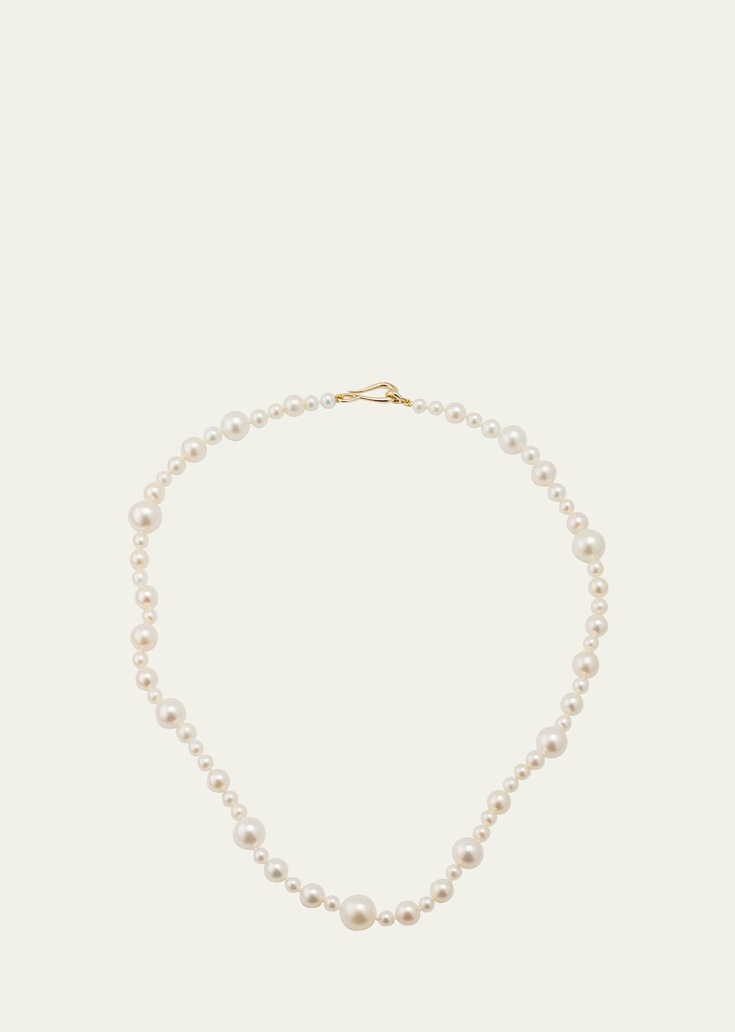 Mizuki 14K Yellow Gold Multi-Size Freshwater Pearl Strand Necklace -  Bergdorf Goodman