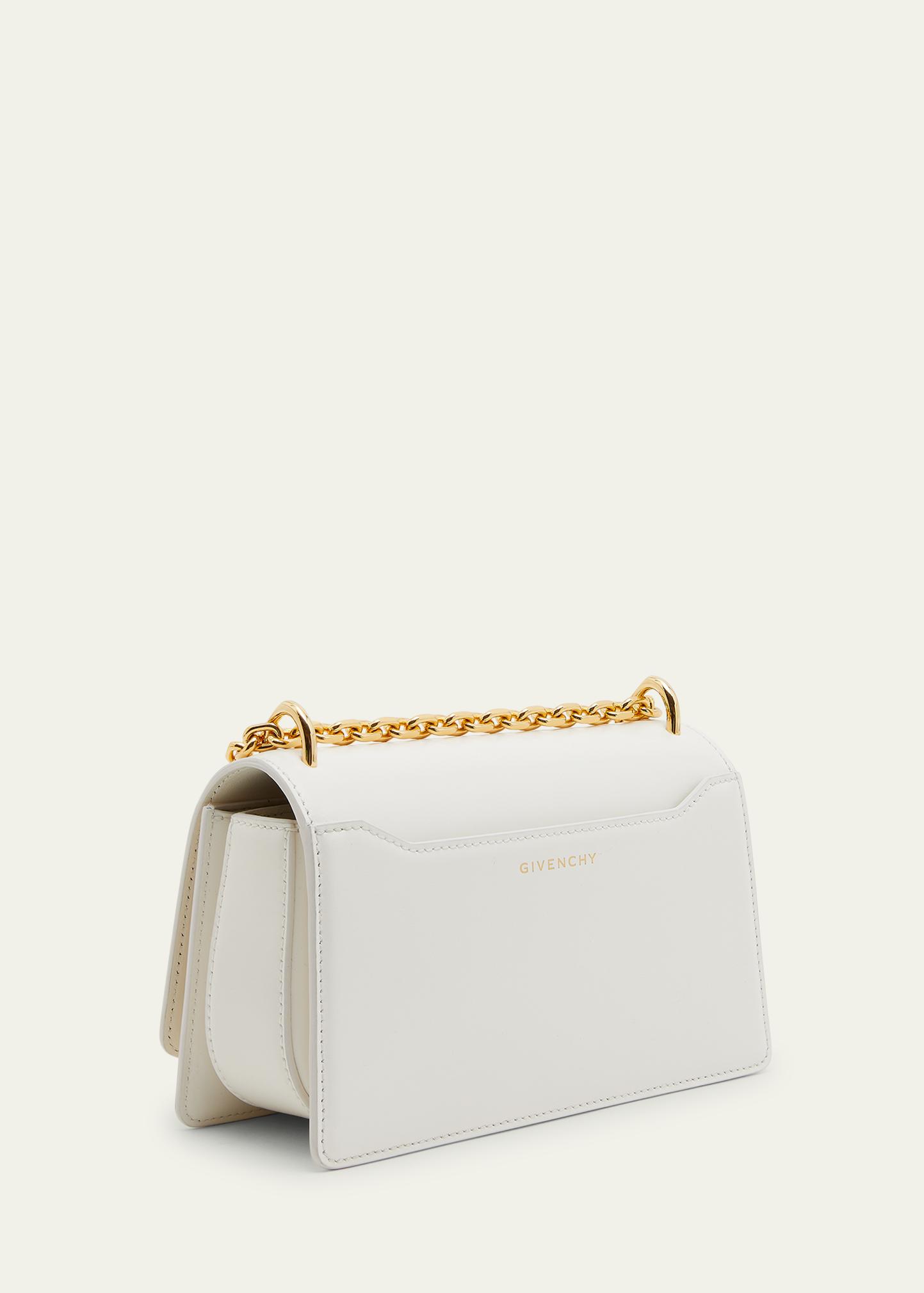 Givenchy Small 4G Shoulder Bag in Leather with Sliding Chain Strap 