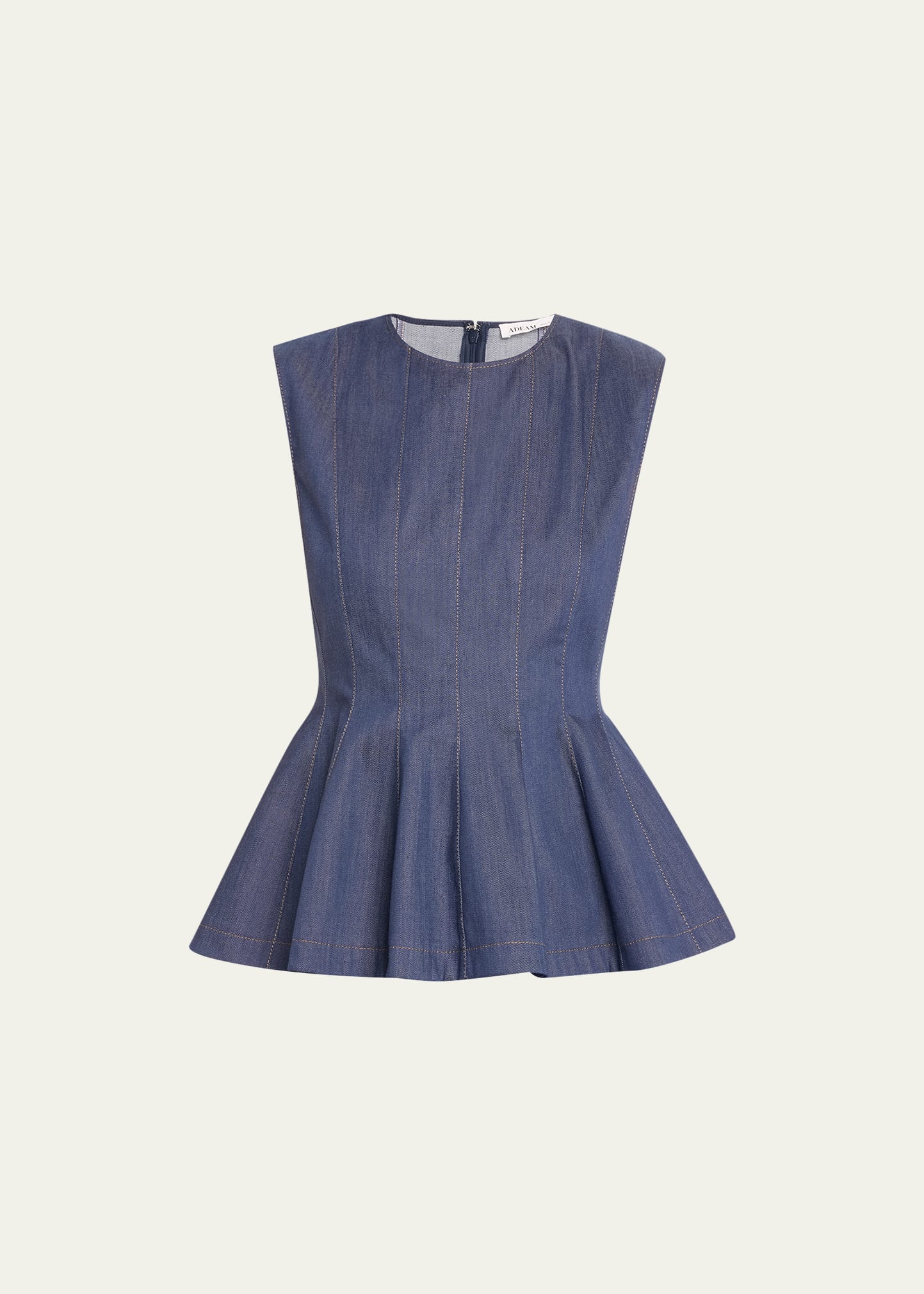 Blue jean hot sale peplum top