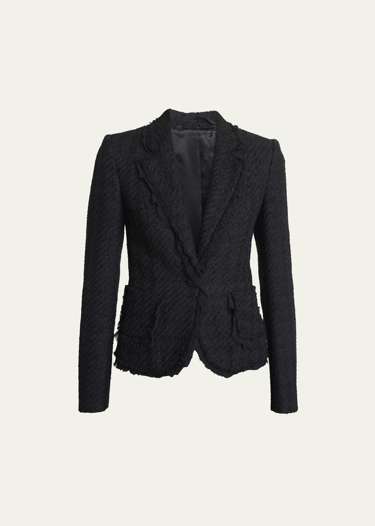 ジャケット Givenchy Ivory Teed Blazer Givenchy Cropped Tweed Jacket | Neutrals | FARFETCH
