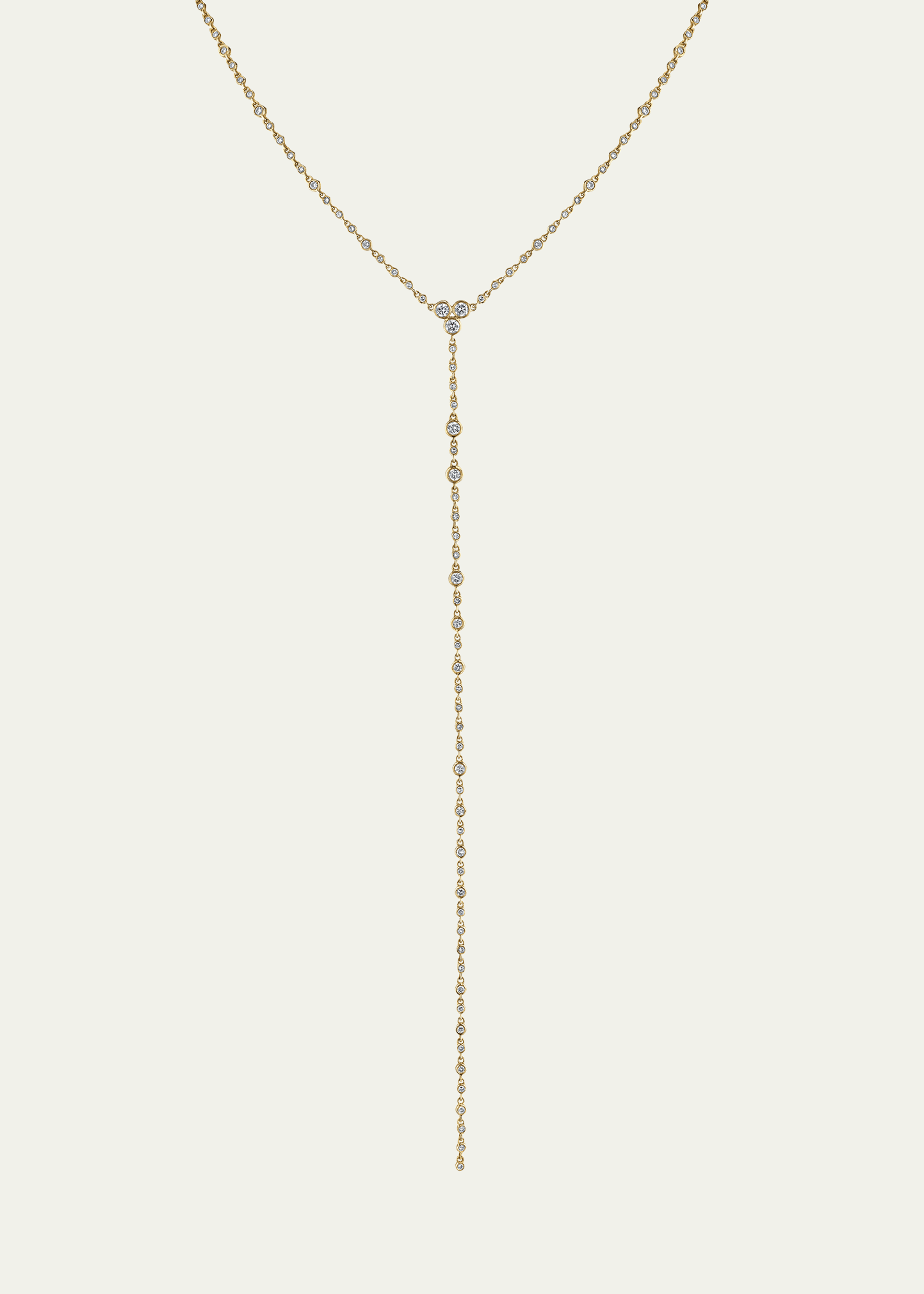 SHAY 18K Yellow Gold Diamond Infinity Y-Drop Necklace