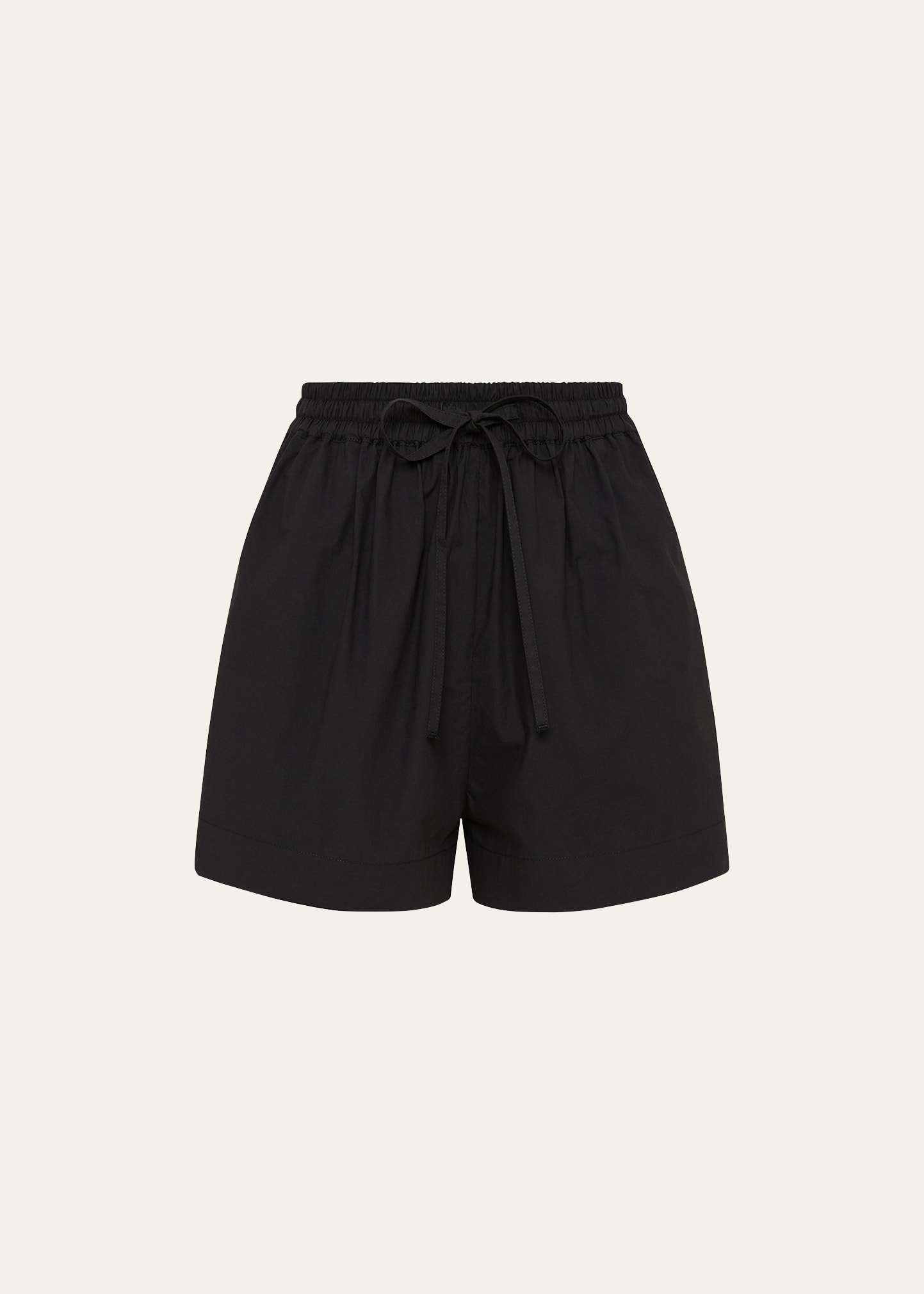 Miu Miu Elasticized Poplin Shorts - Bergdorf Goodman