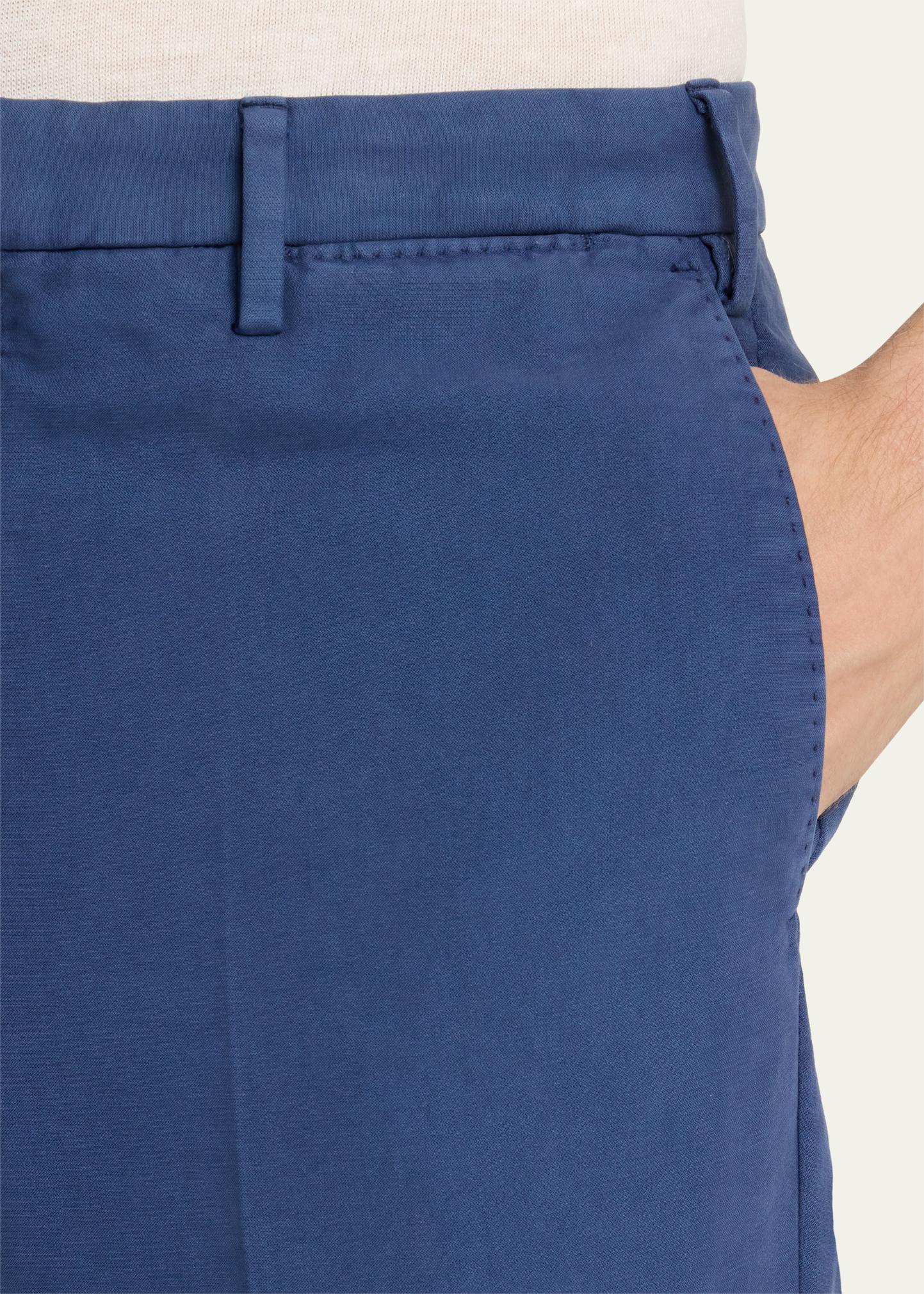Incotex Men's High Cotton Doeskin Pants - Bergdorf Goodman