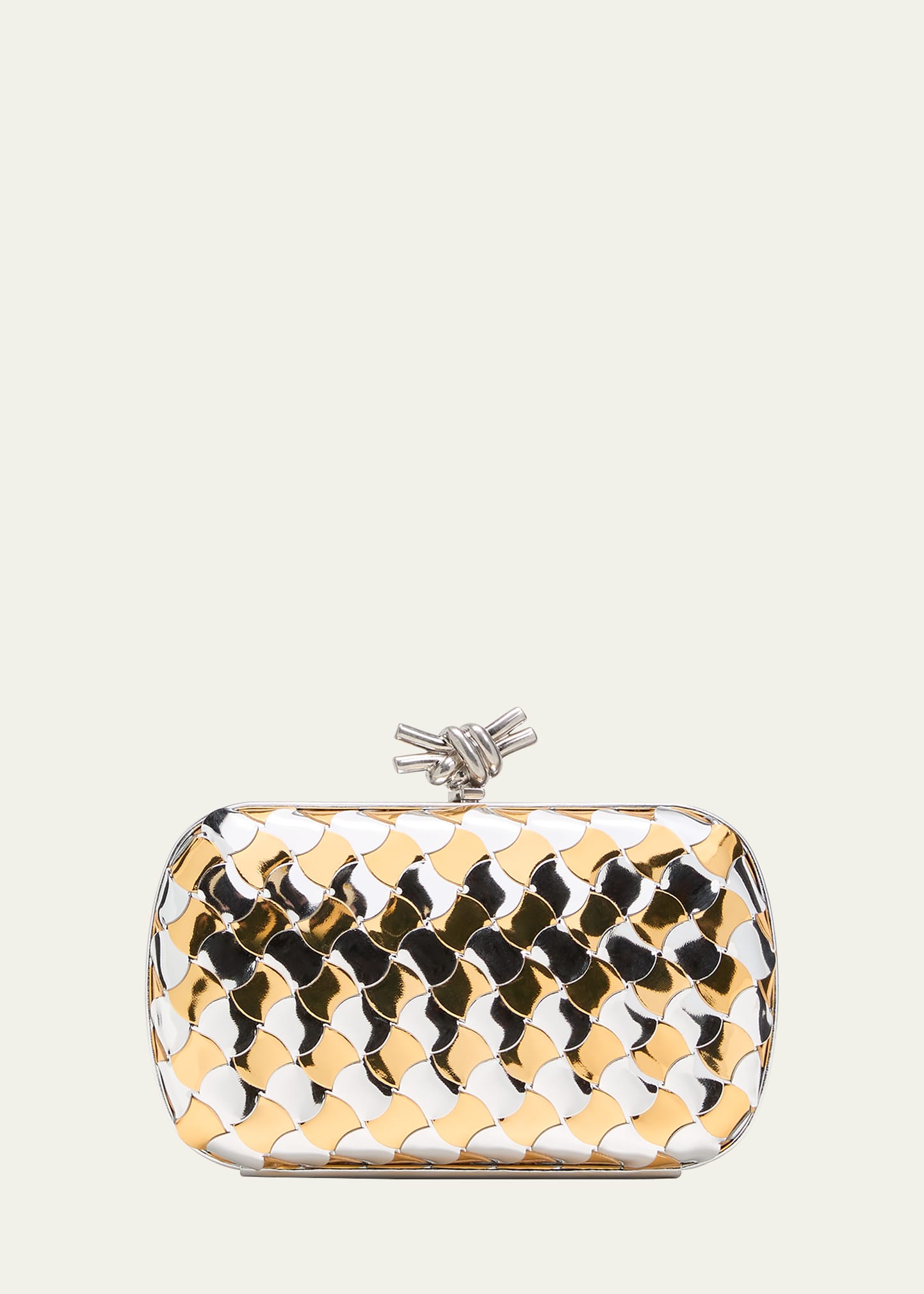 【カラー2色あり♪】BOTTEGAVENETA Clutch バッグ Bottega Veneta Hot Pink Metallic Intrecciato Woven Leather