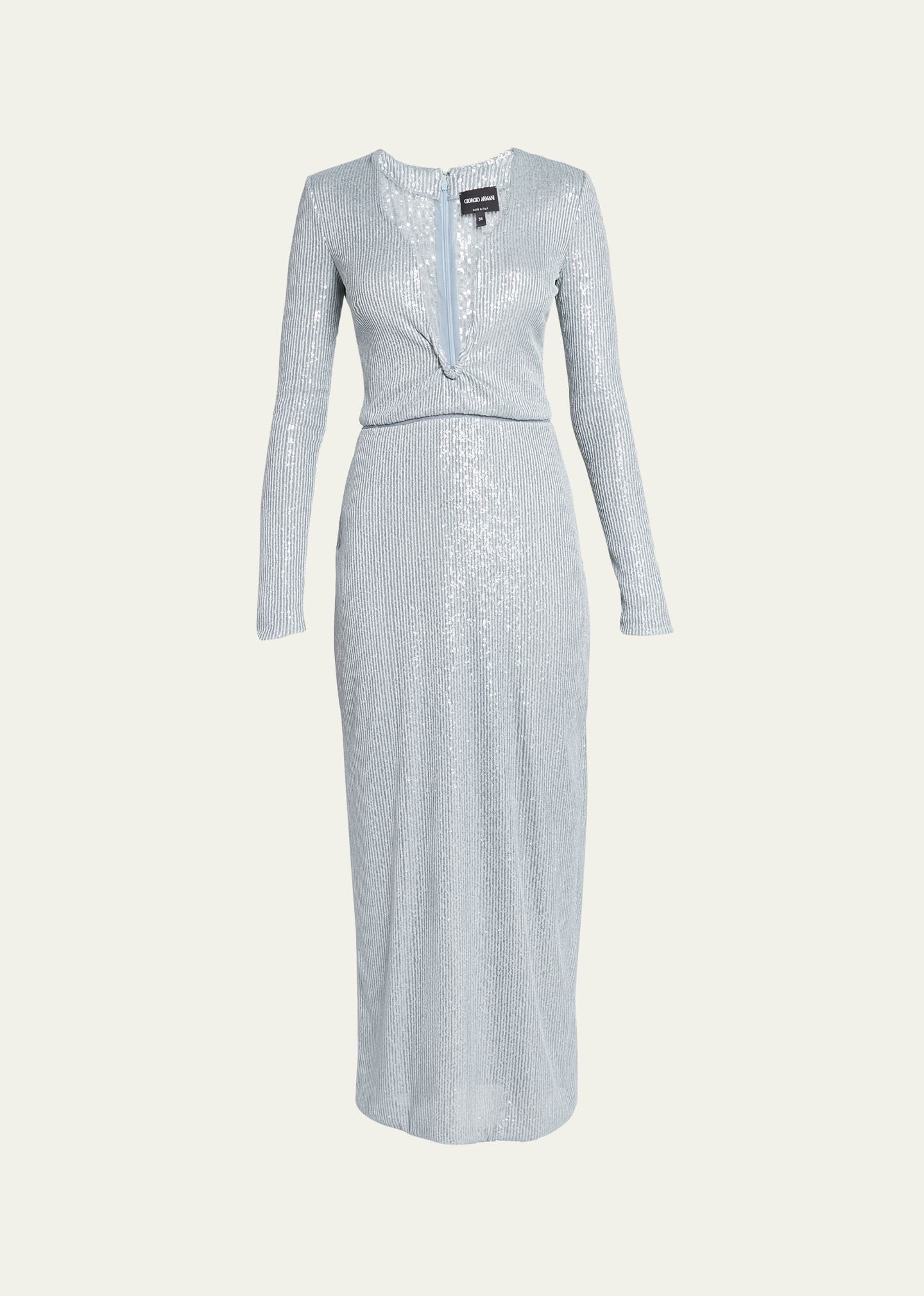 armani silver dress Armani Exchange