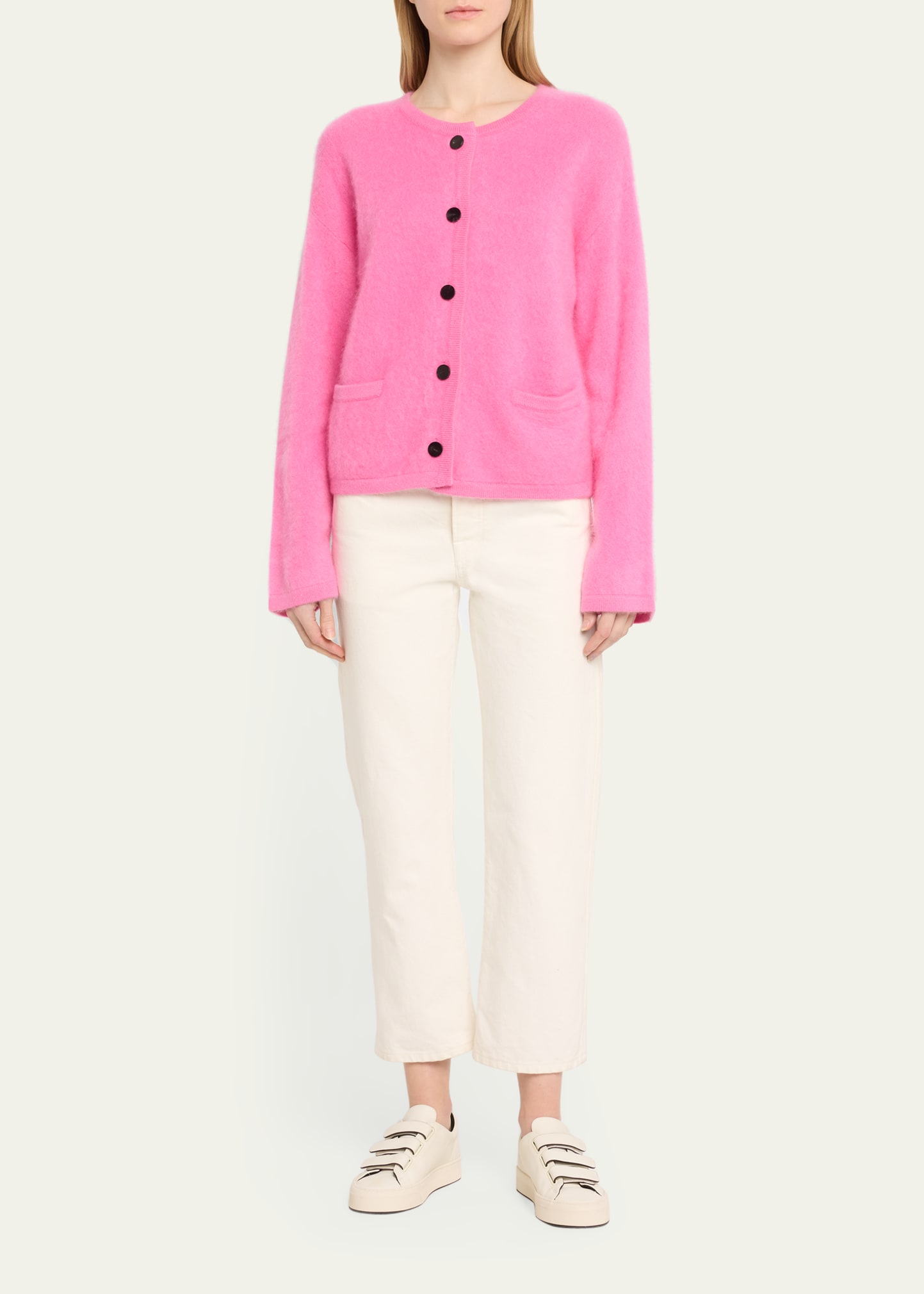 Lisa Yang The Kiana Brushed Cashmere Cardigan Bergdorf Goodman