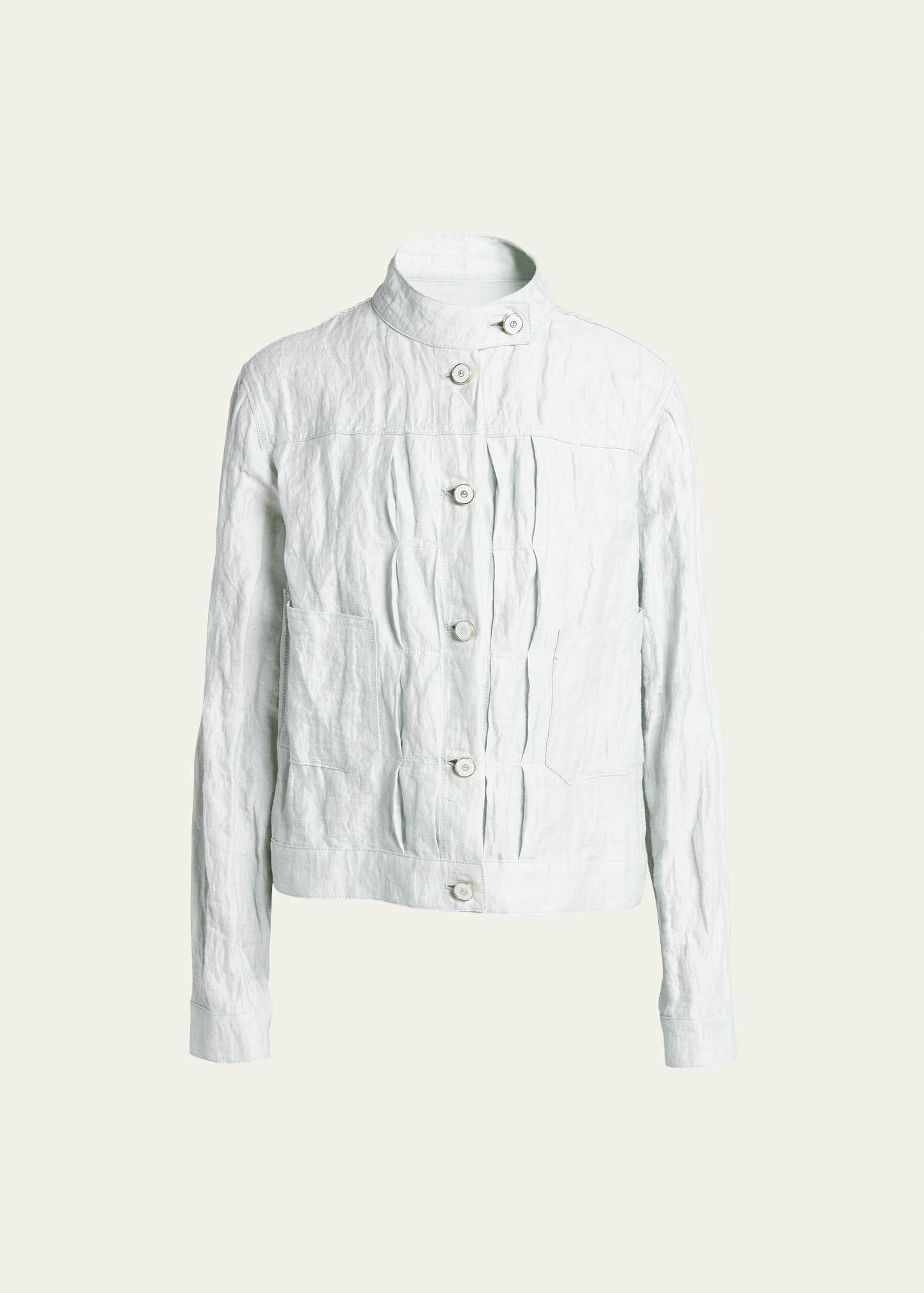 Giorgio Armani Cotton Linen Jacket Bergdorf Goodman