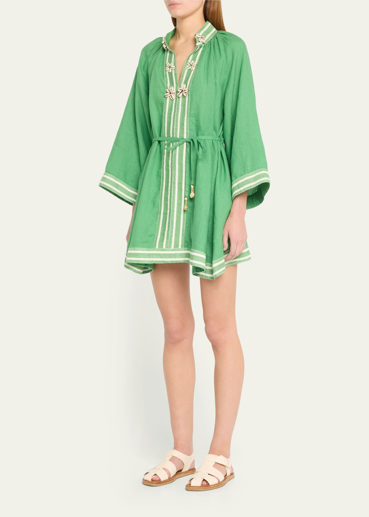 green emerald velvet dress Free People Tilda Wrap Dress for Women main image 1